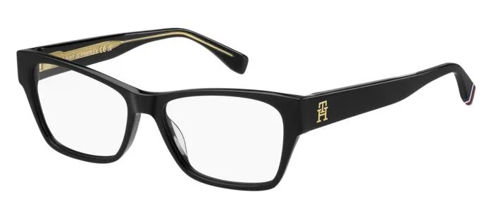 Tommy Hilfiger TH 2104 807 Montature da vista Acetato Nero Squadrata - immagine 1