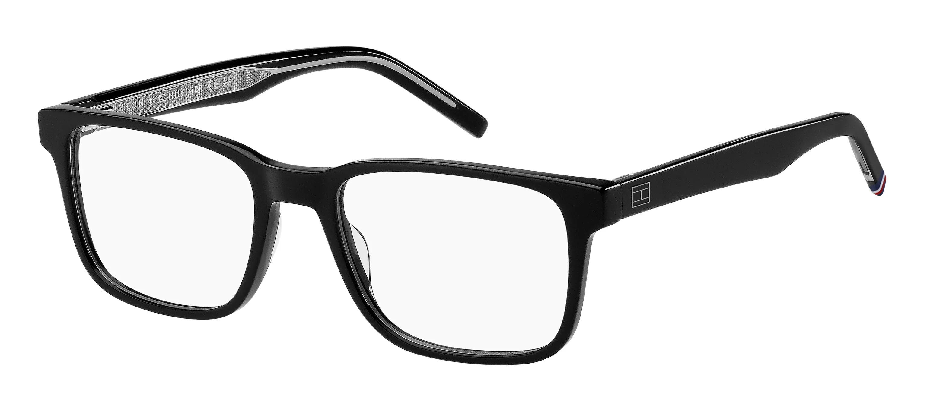 Tommy Hilfiger TH 2075 807 Montature da vista Bio-acetato Nero Squadrata - immagine 1