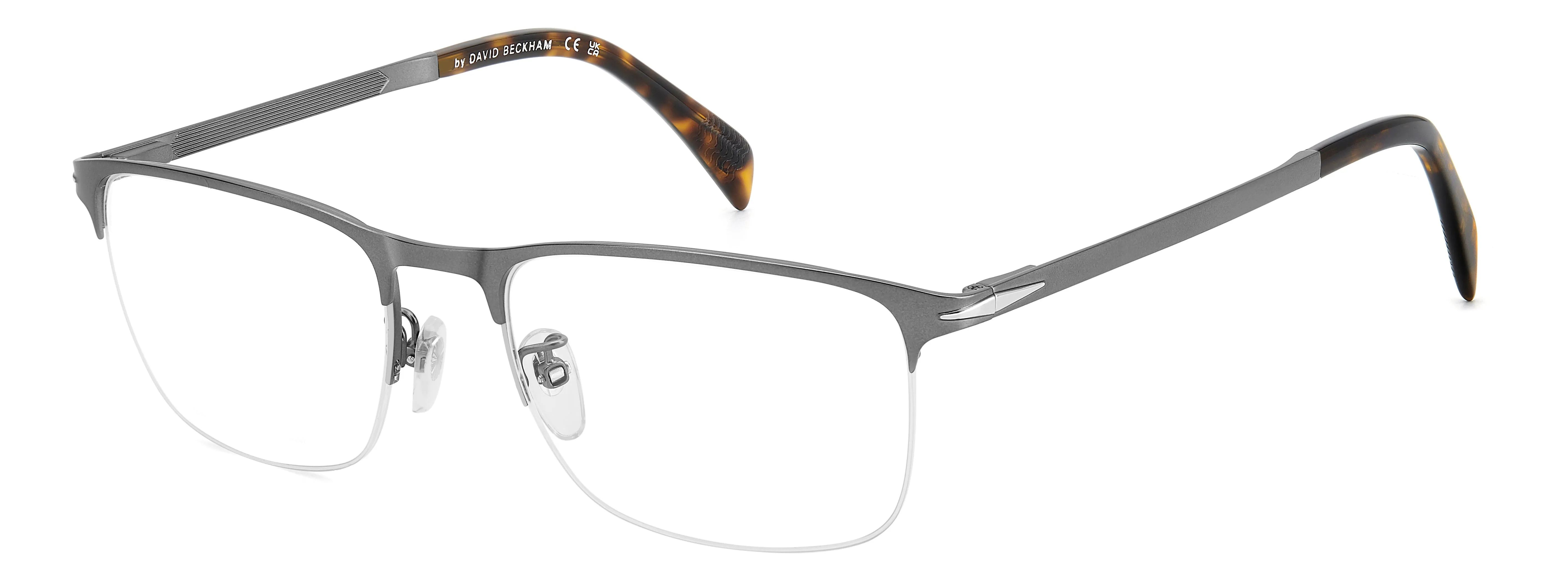 DAVID BECKHAM DB 1146 R80 Montature da vista Metallo Rutenio scuro Squadrata - immagine 1