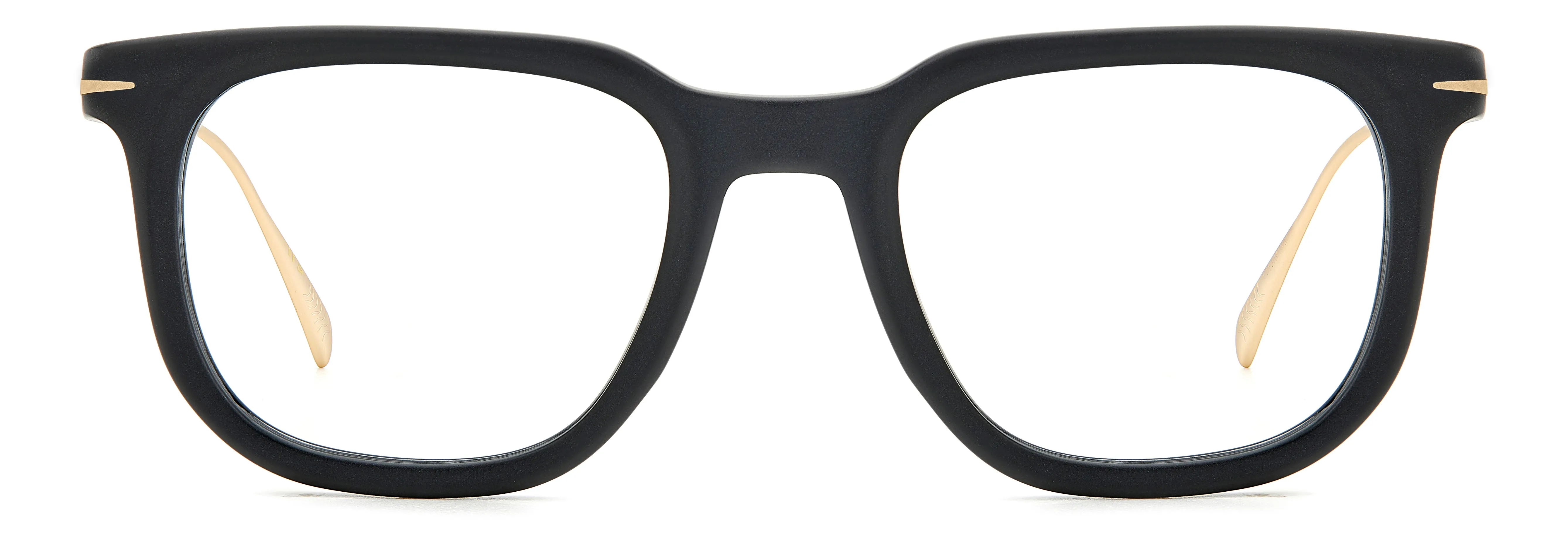 DAVID BECKHAM DB 7119 I46 Montature da vista Acetato Nero opaco/ Oro Squadrata - immagine 2