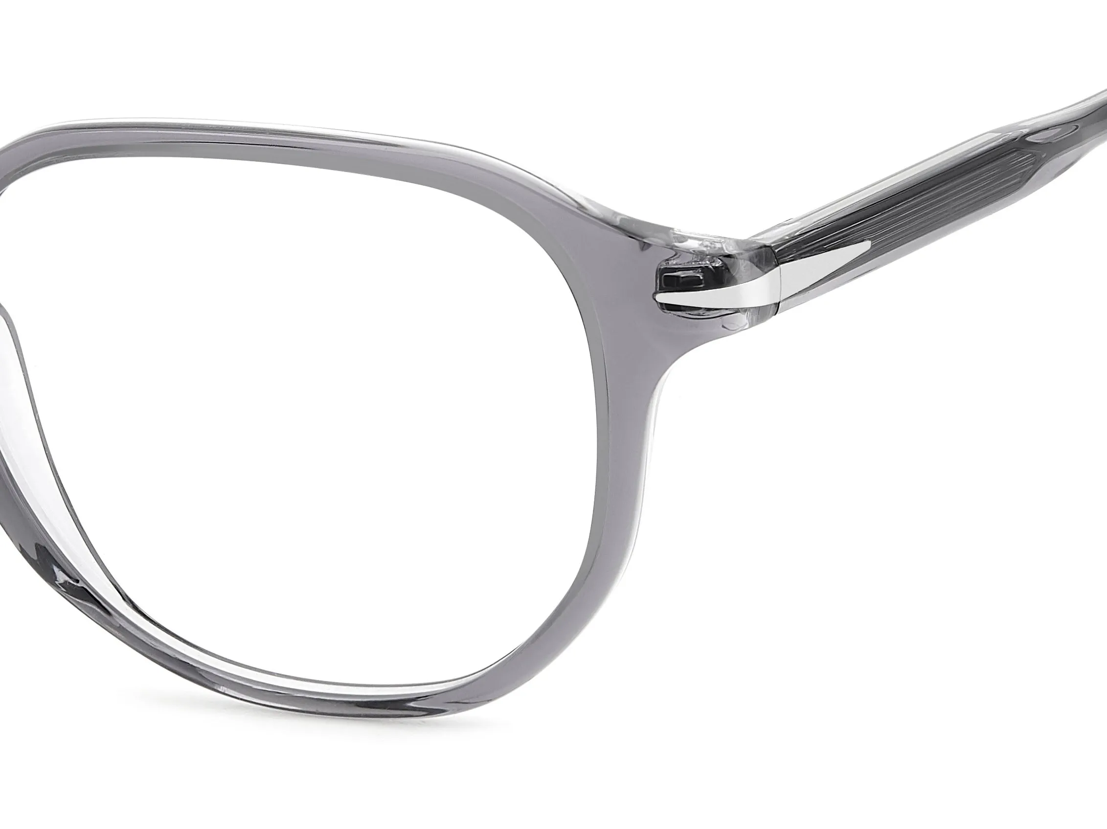DAVID BECKHAM DB 1140 TX7 Montature da vista Acetato Grigio Geometrica - immagine 3