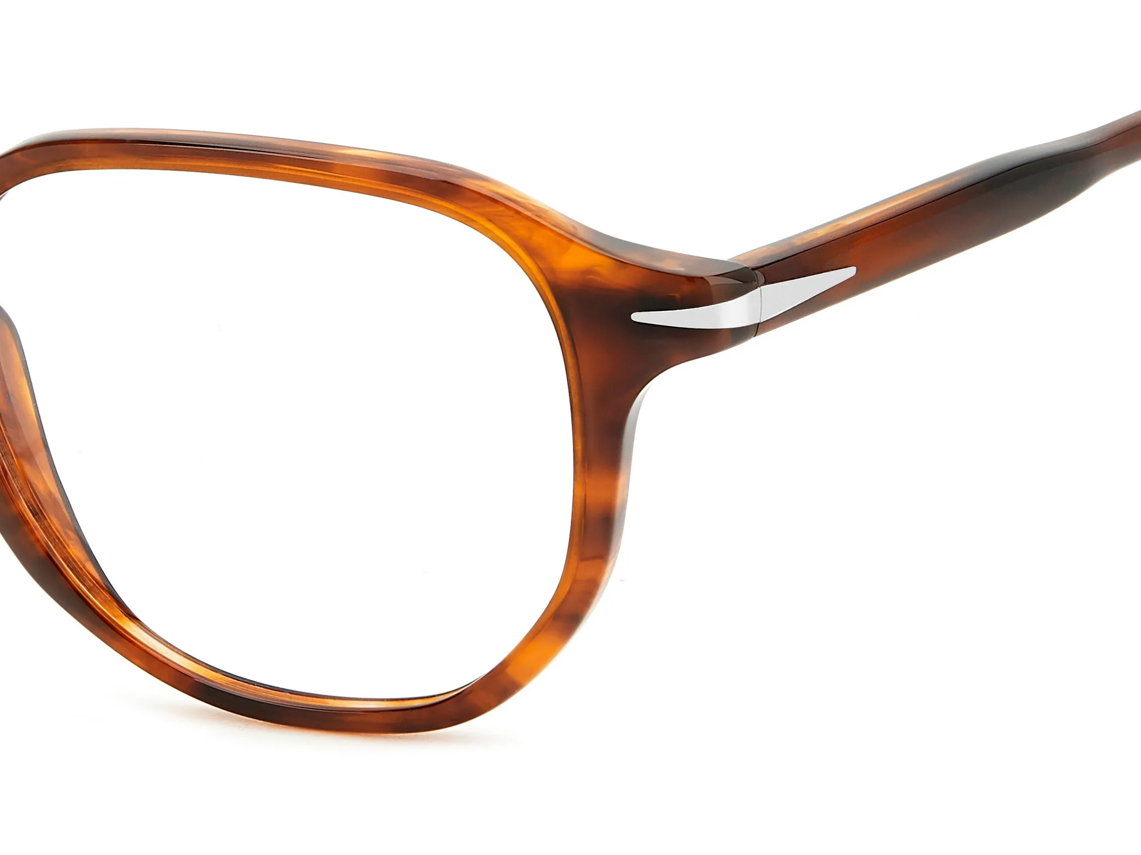 DAVID BECKHAM DB 1140 EX4 Montature da vista Acetato Corno marrone Geometrica - immagine 3