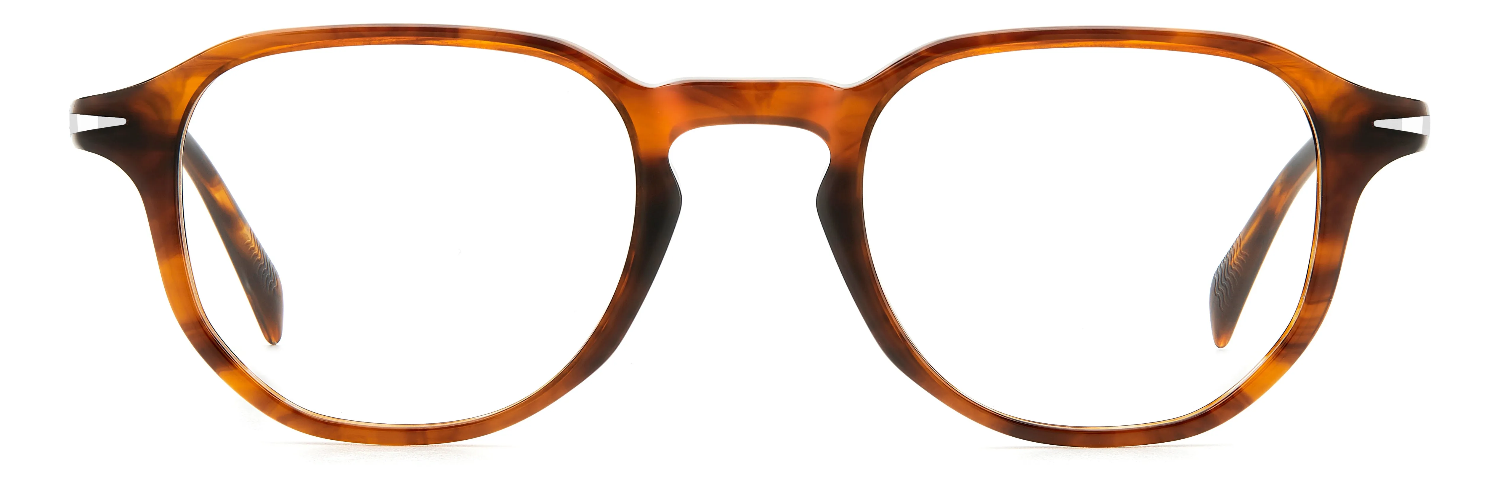 DAVID BECKHAM DB 1140 EX4 Montature da vista Acetato Corno marrone Geometrica - immagine 2