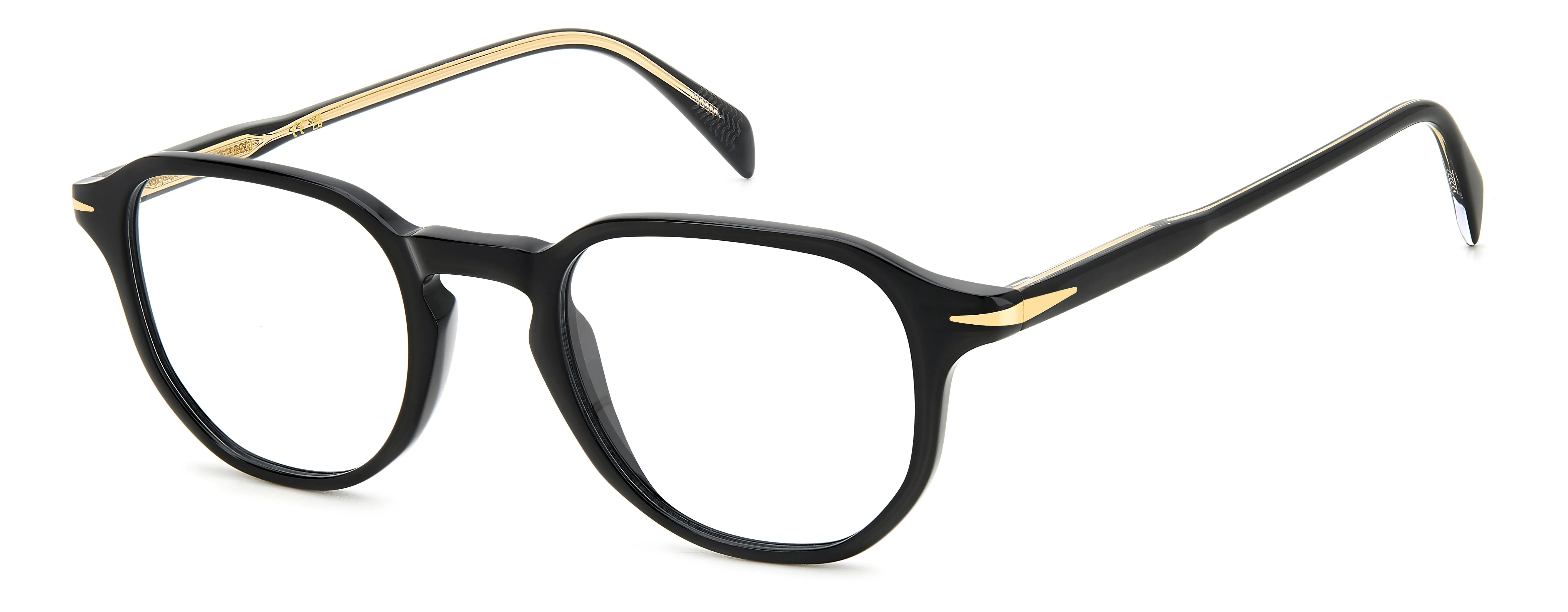 DAVID BECKHAM DB 1140 807 Montature da vista Acetato Nero Geometrica - immagine 1