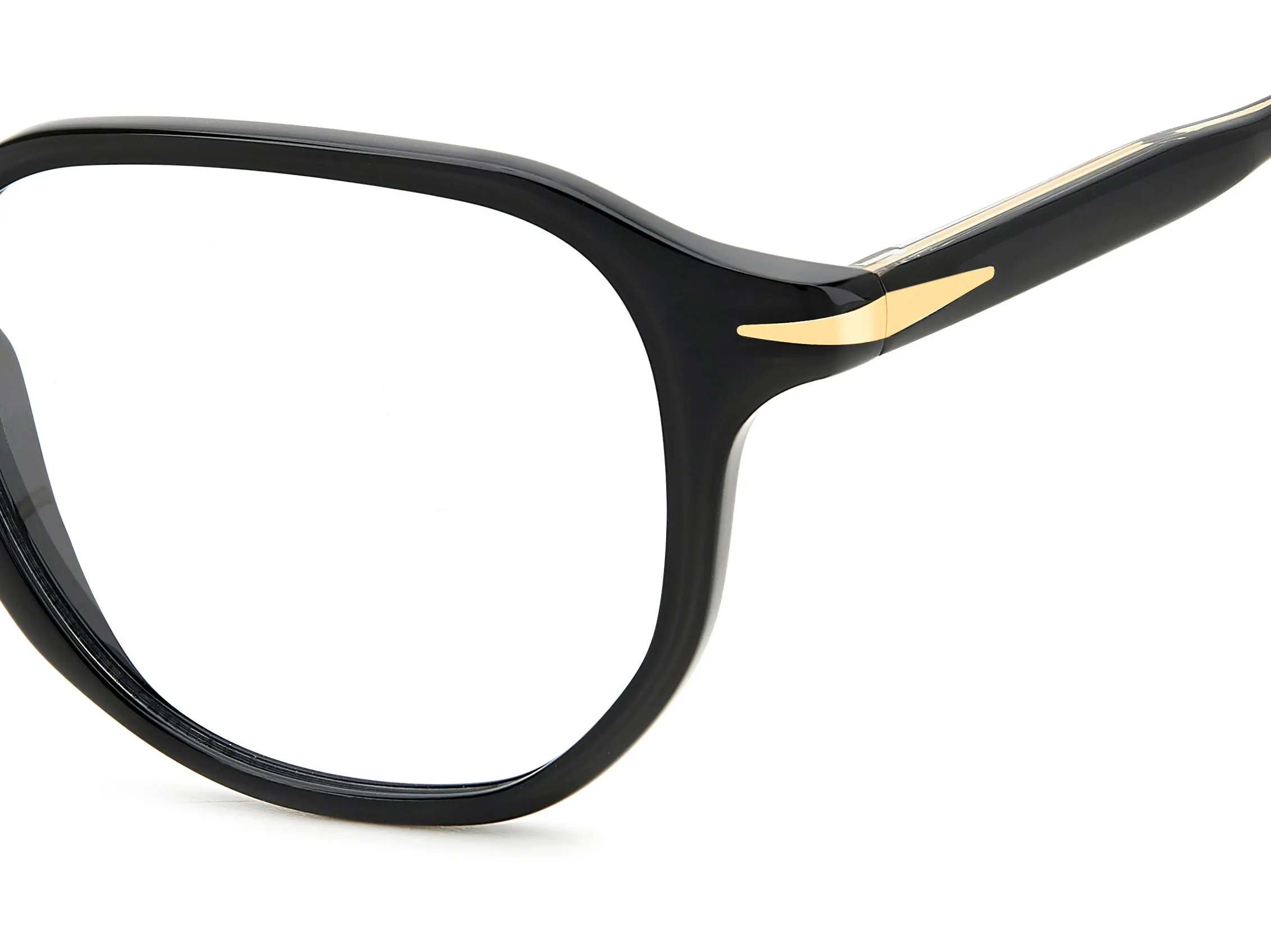 DAVID BECKHAM DB 1140 807 Montature da vista Acetato Nero Geometrica - immagine 3