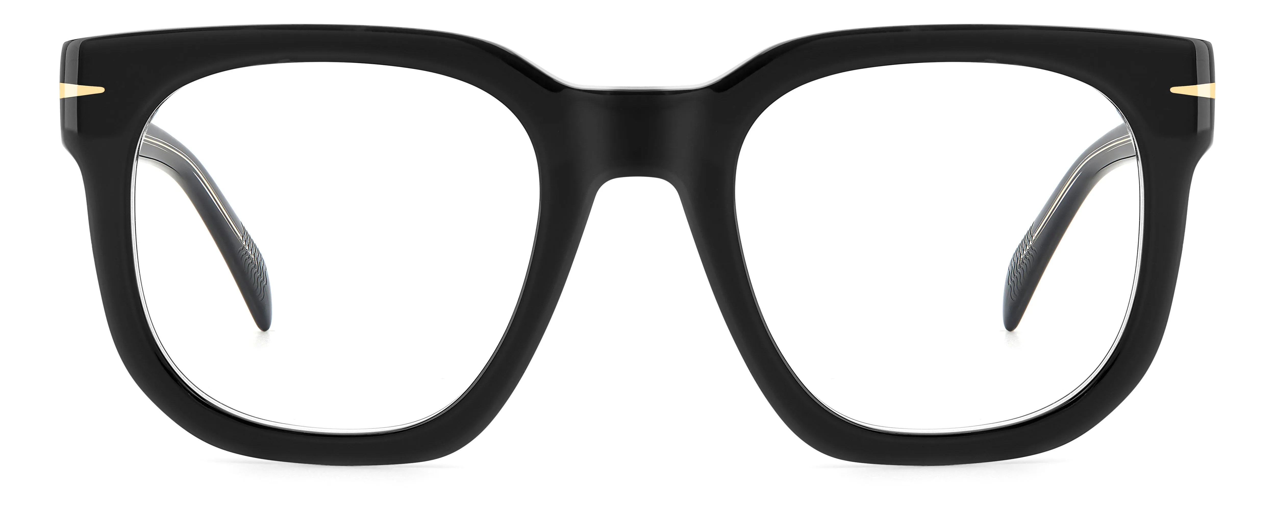 DAVID BECKHAM DB 7123 7C5 Montature da vista Acetato Nero Squadrata - immagine 2