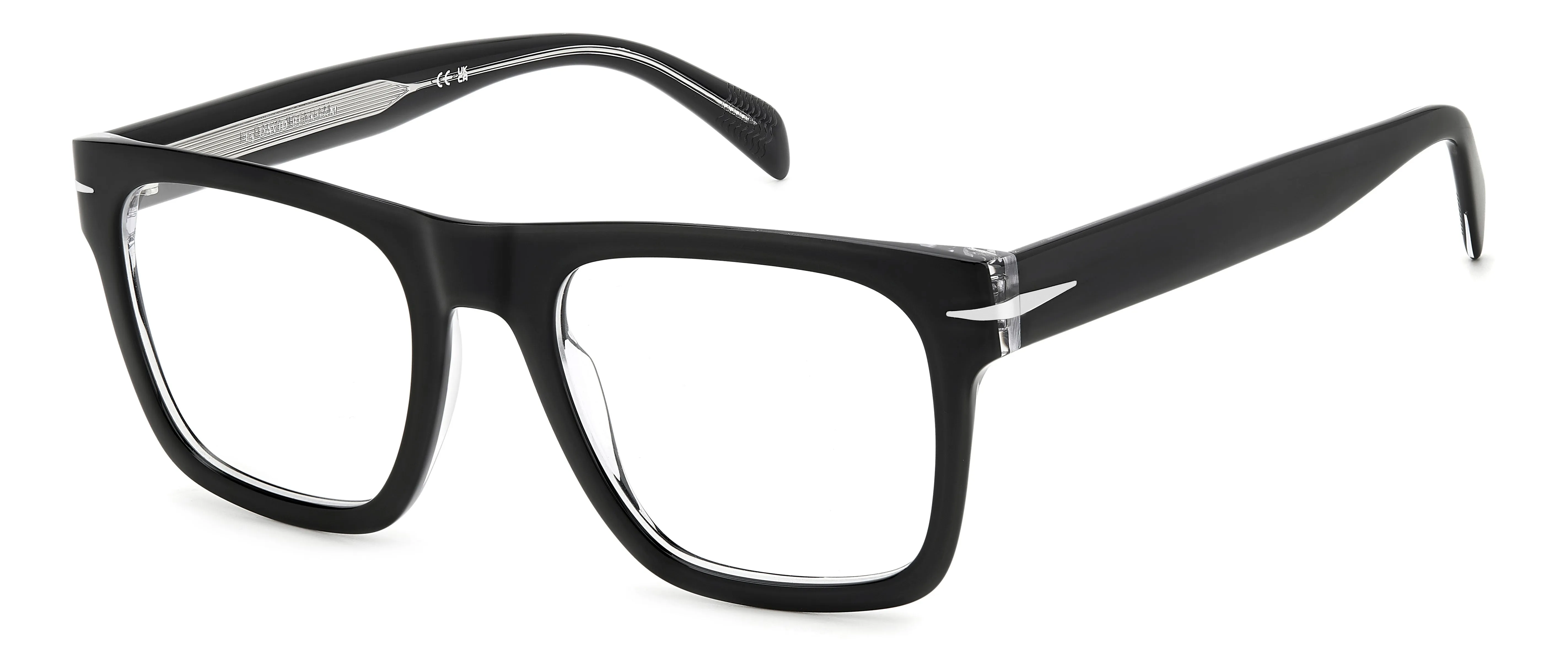 DAVID BECKHAM DB 7020/FLAT 7C5 Montature da vista Acetato Nero Squadrata - immagine 1