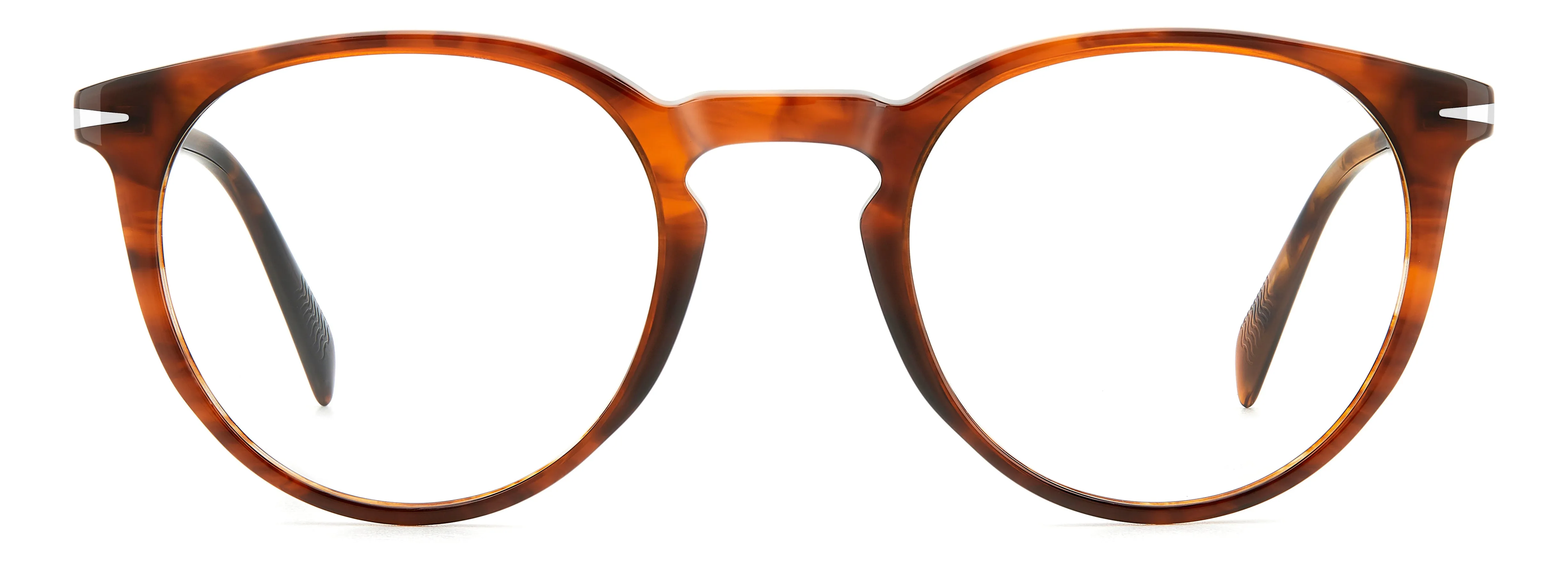DAVID BECKHAM DB 1139 EX4 Montature da vista Acetato Corno marrone Rotonda - immagine 2