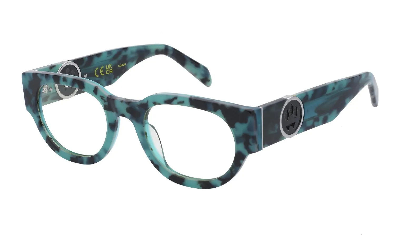Barrow VBA015 JUPITER 05AQ Montature da vista Acetato Havana Giallo Geometrica Normale - immagine 1