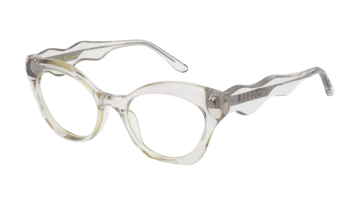 Barrow VBA010 LIQUID 07T1 Montature da vista Acetato Beige Giallo Farfalla Normale - immagine 1
