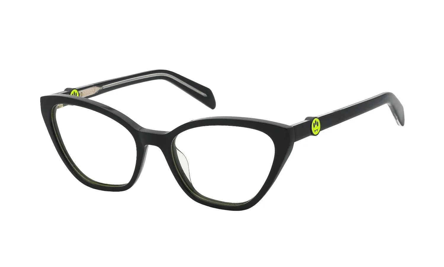 Barrow VBA009 CALYPSO 0Z50 Montature da vista Acetato Nero Giallo Cat Eye Normale - immagine 1