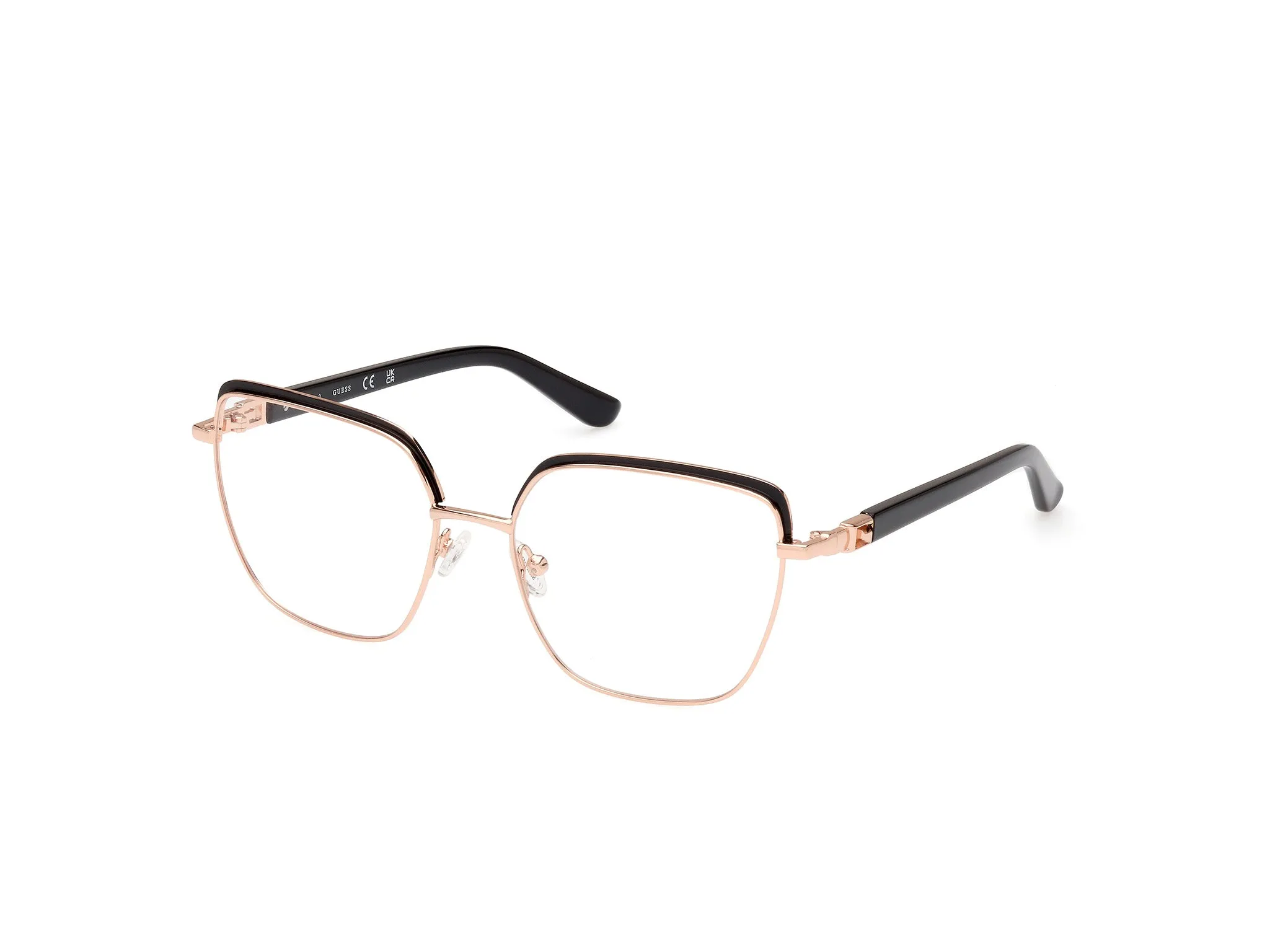 Guess GU2983 5 Montature da vista Metallo Nero Geometrica Normale - immagine 1