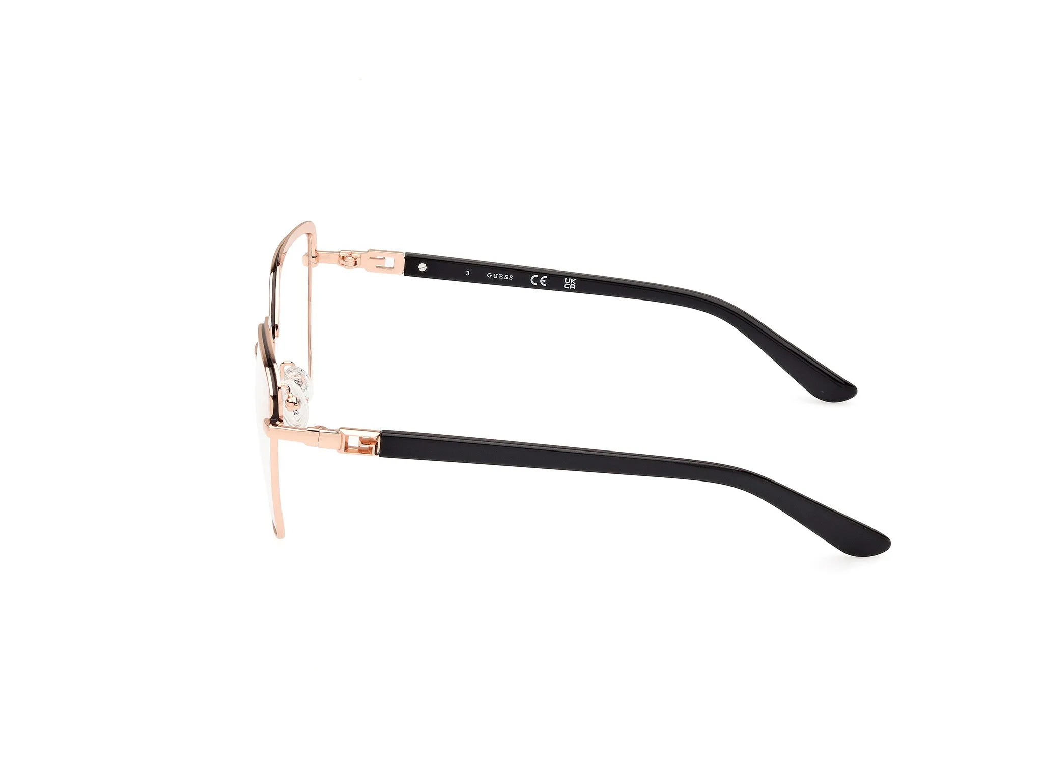 Guess GU2983 5 Montature da vista Metallo Nero Geometrica Normale - immagine 2