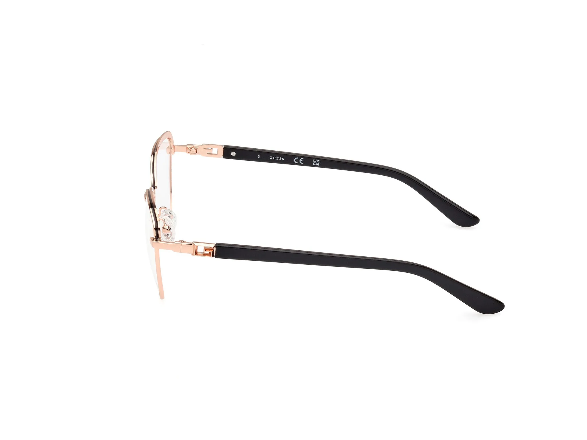 Guess GU2982 5 Montature da vista Metallo Nero Rotonda Normale - immagine 2