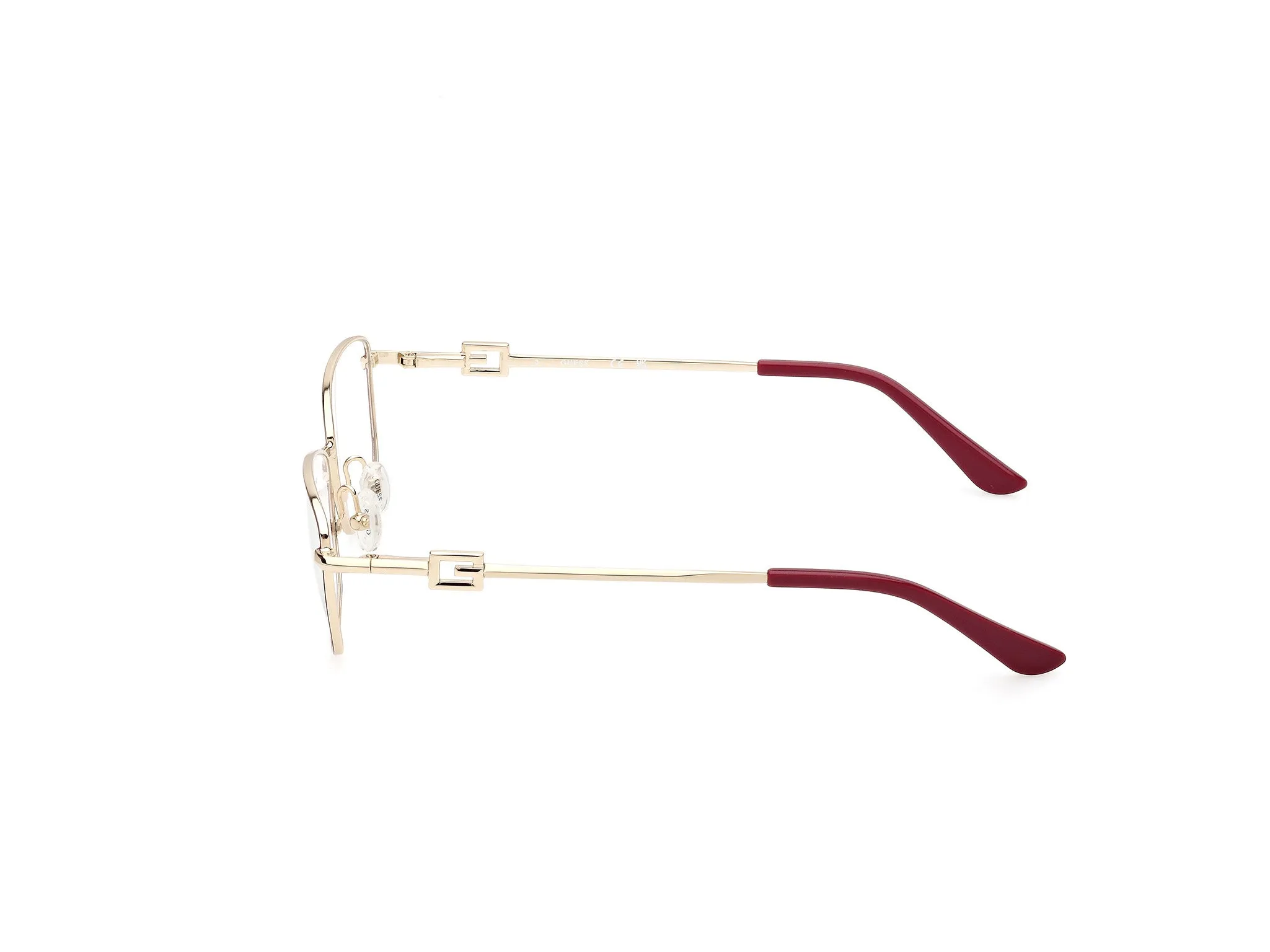 Guess GU2975 71 Montature da vista Metallo Bordeaux Squadrata Normale - immagine 2