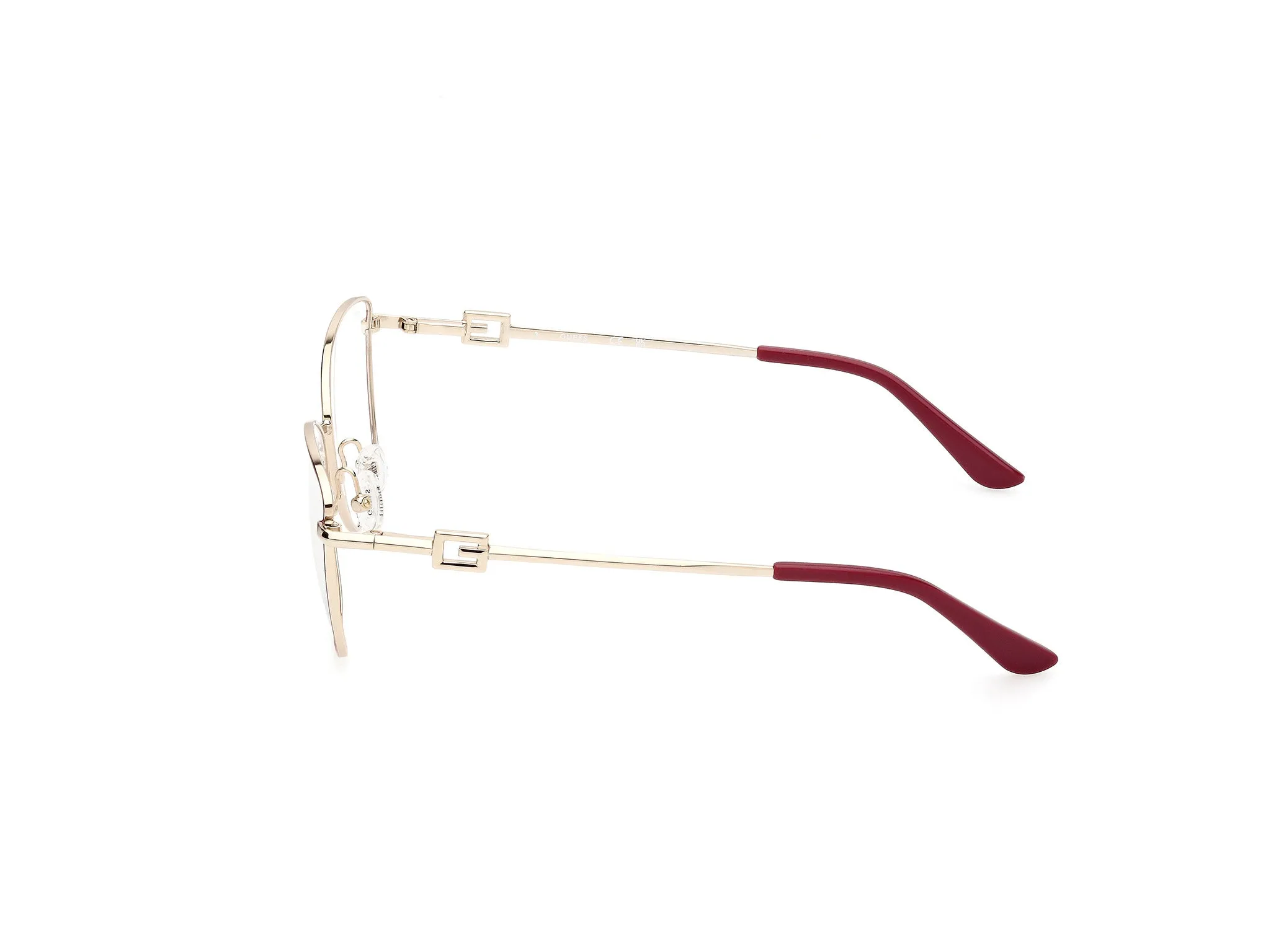 Guess GU2974 71 Montature da vista Metallo Bordeaux Cat Eye Normale - immagine 2