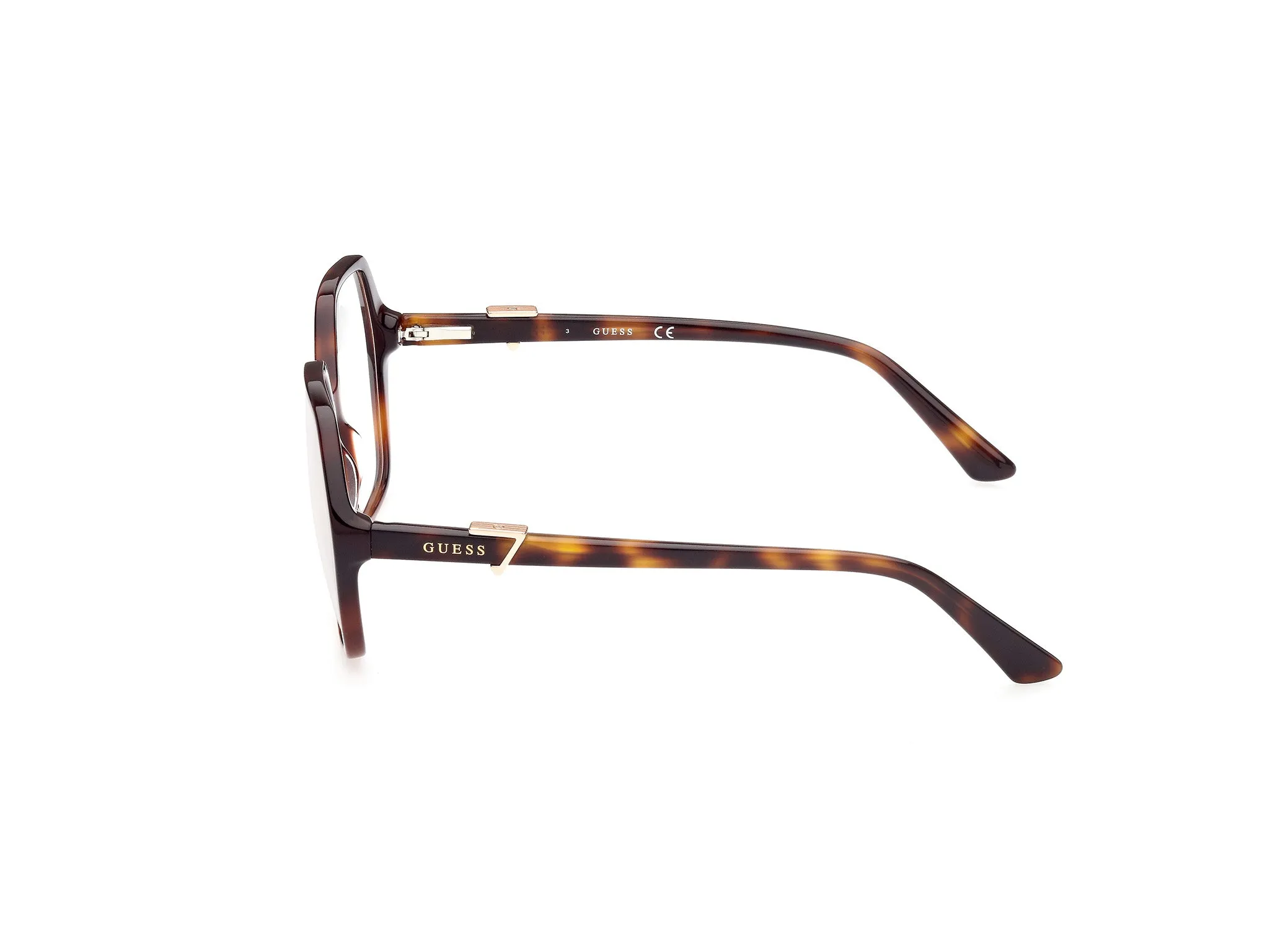Guess GU2875 53 Montature da vista Acetato Havana Geometrica Normale - immagine 2