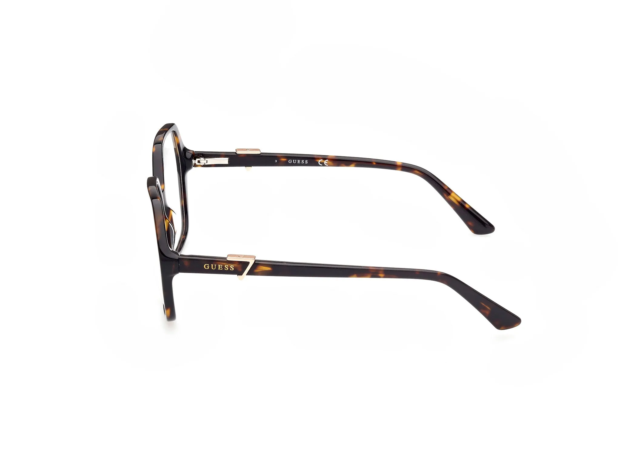 Guess GU2875 52 Montature da vista Acetato Havana Geometrica Normale - immagine 2