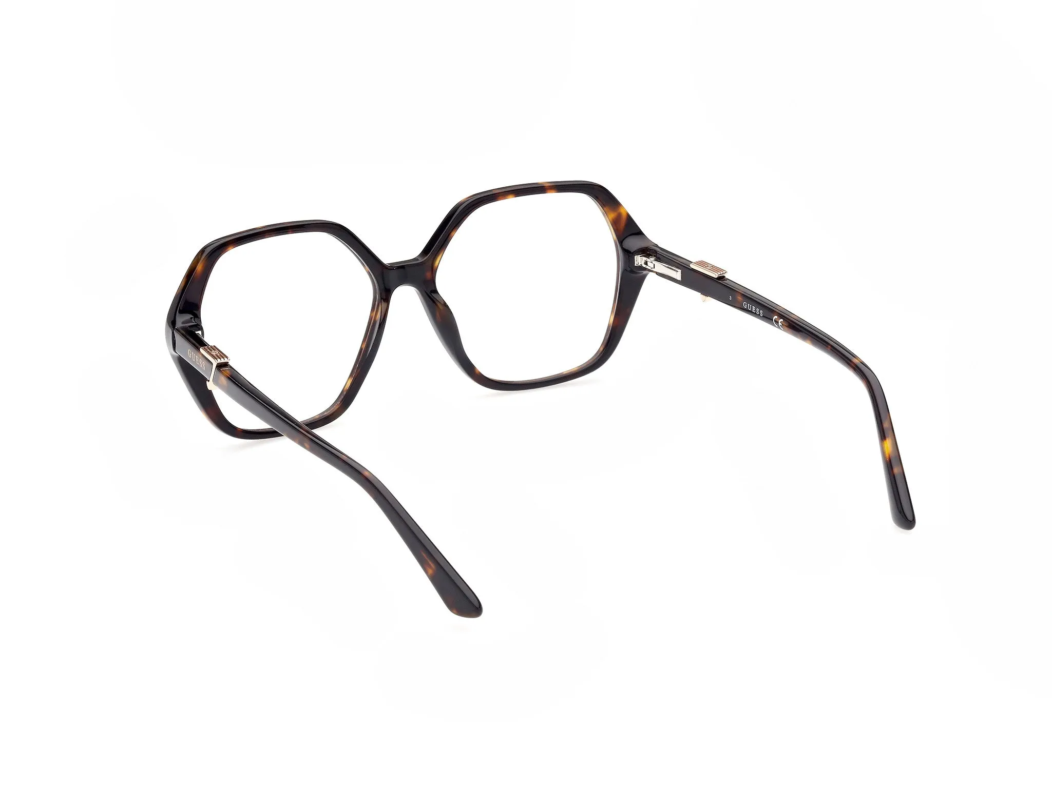 Guess GU2875 52 Montature da vista Acetato Havana Geometrica Normale - immagine 4