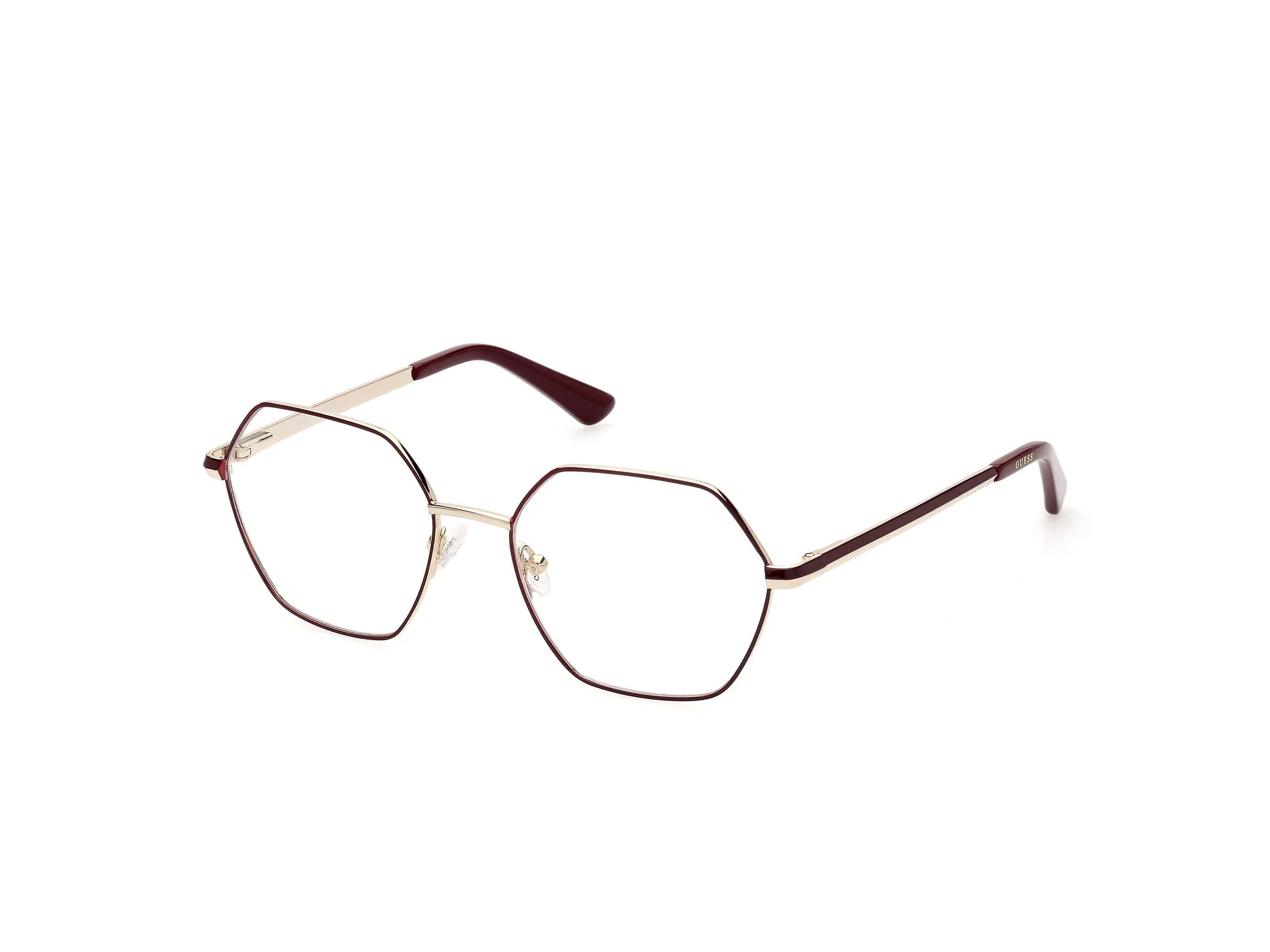 Guess GU2869 71 Montature da vista Metallo Bordeaux Geometrica Normale - immagine 1
