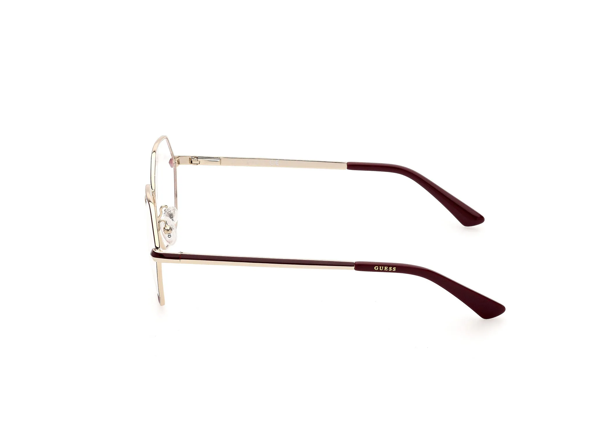 Guess GU2869 71 Montature da vista Metallo Bordeaux Geometrica Normale - immagine 2