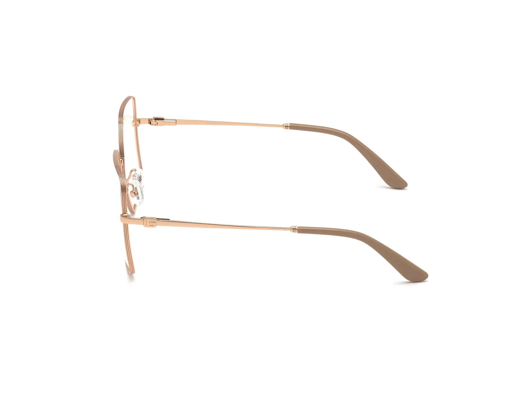 Guess GU2824 59 Montature da vista Metallo Beige Squadrata Normale - immagine 2