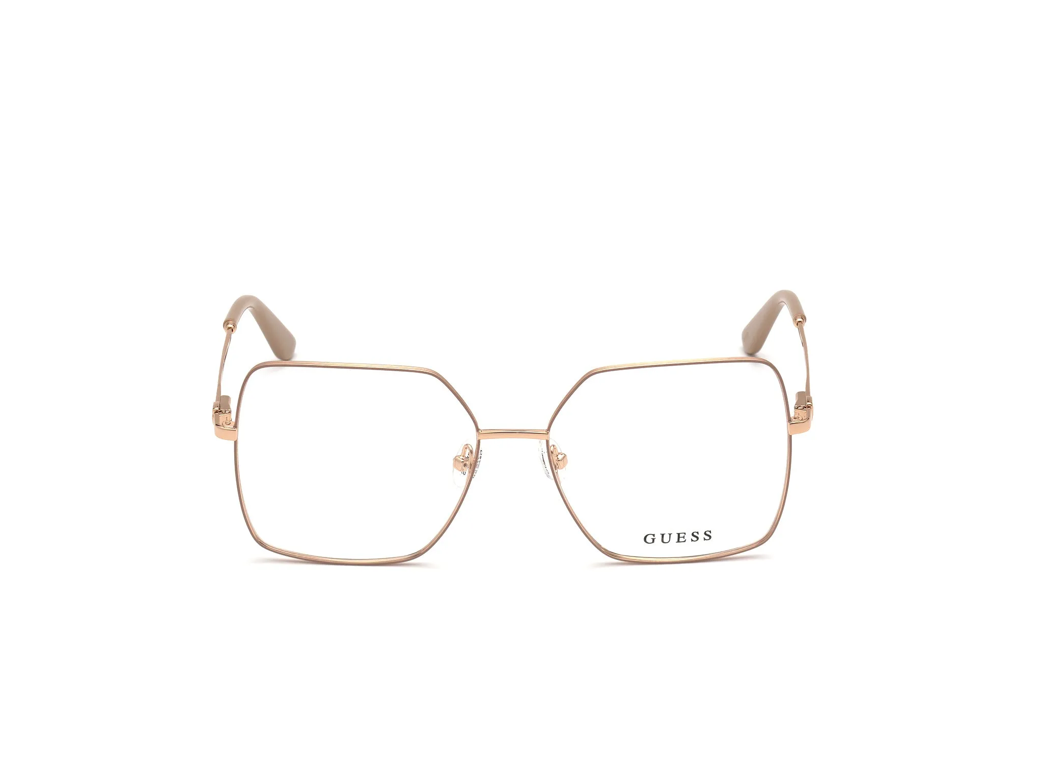 Guess GU2824 59 Montature da vista Metallo Beige Squadrata Normale - immagine 3