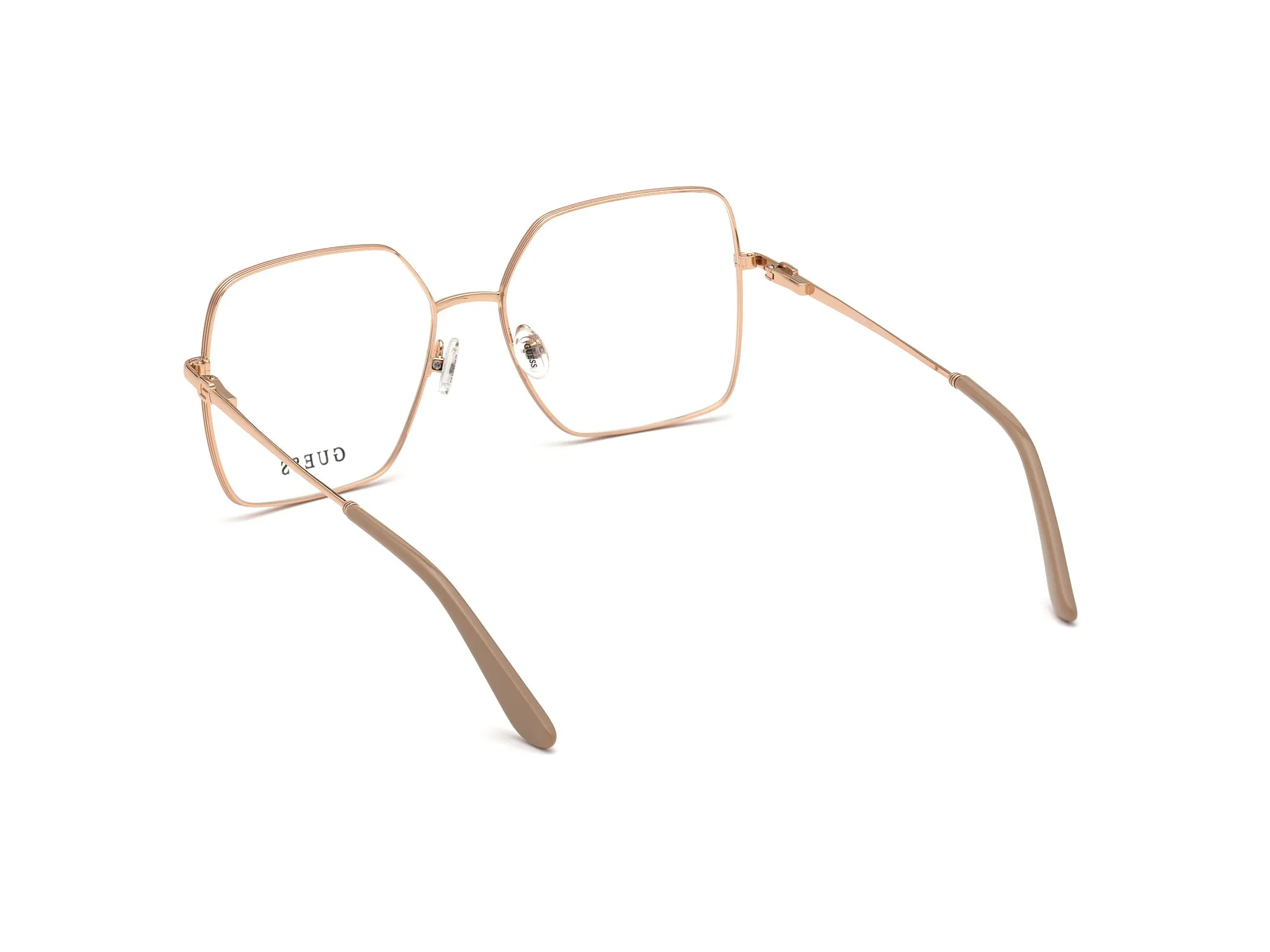 Guess GU2824 59 Montature da vista Metallo Beige Squadrata Normale - immagine 4