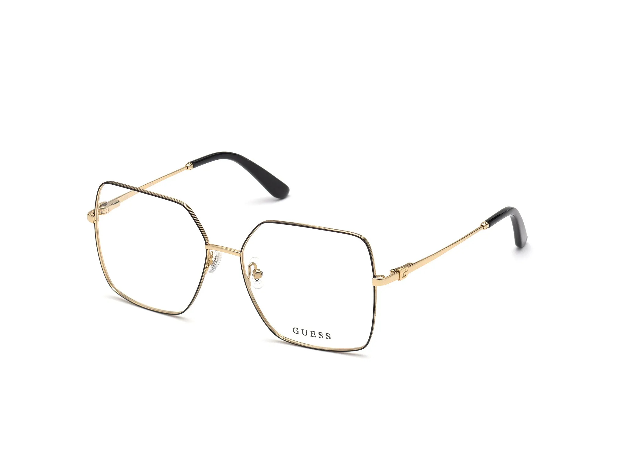 Guess GU2824 1 Montature da vista Metallo Nero Squadrata Normale - immagine 1