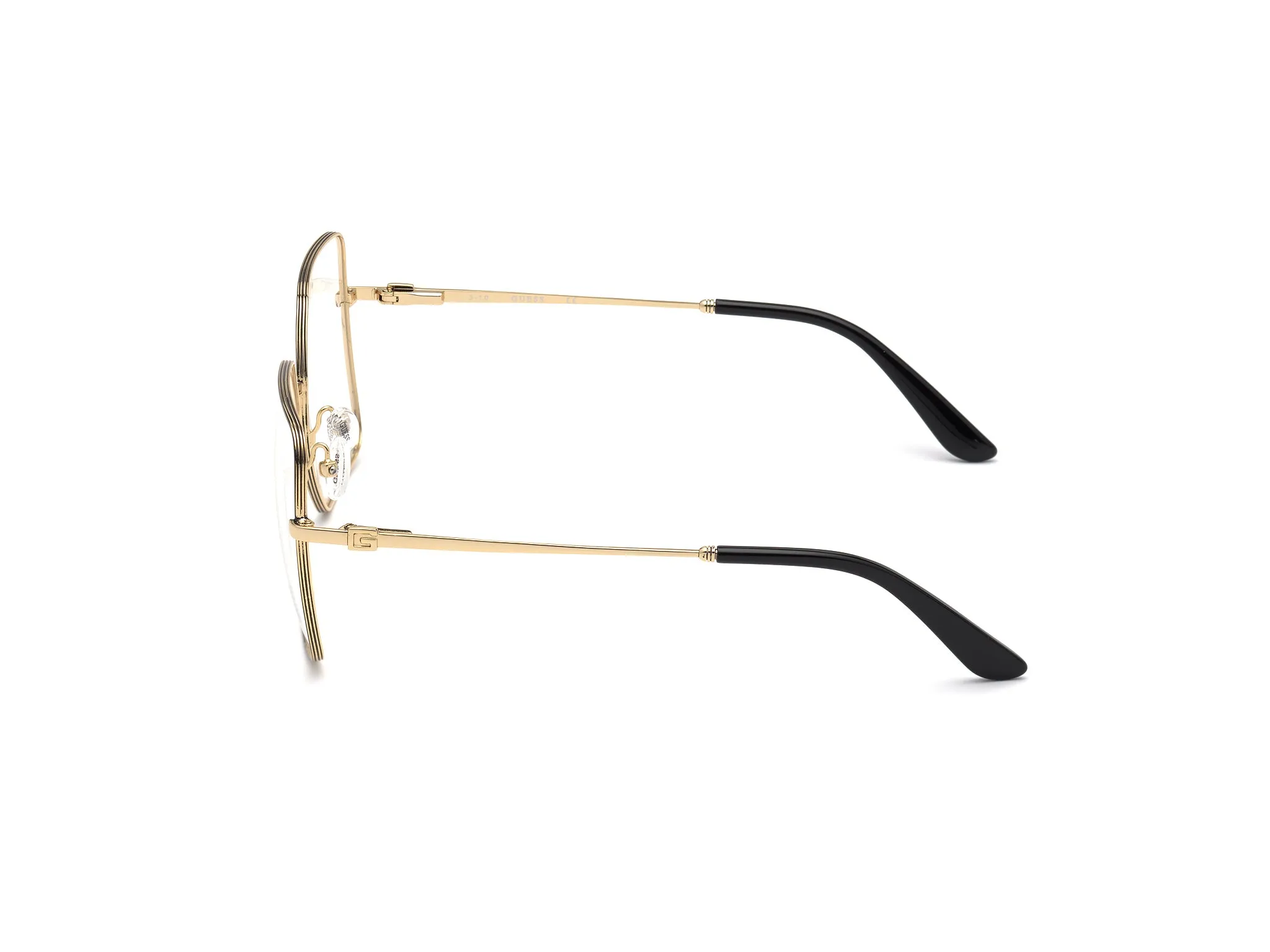 Guess GU2824 1 Montature da vista Metallo Nero Squadrata Normale - immagine 2
