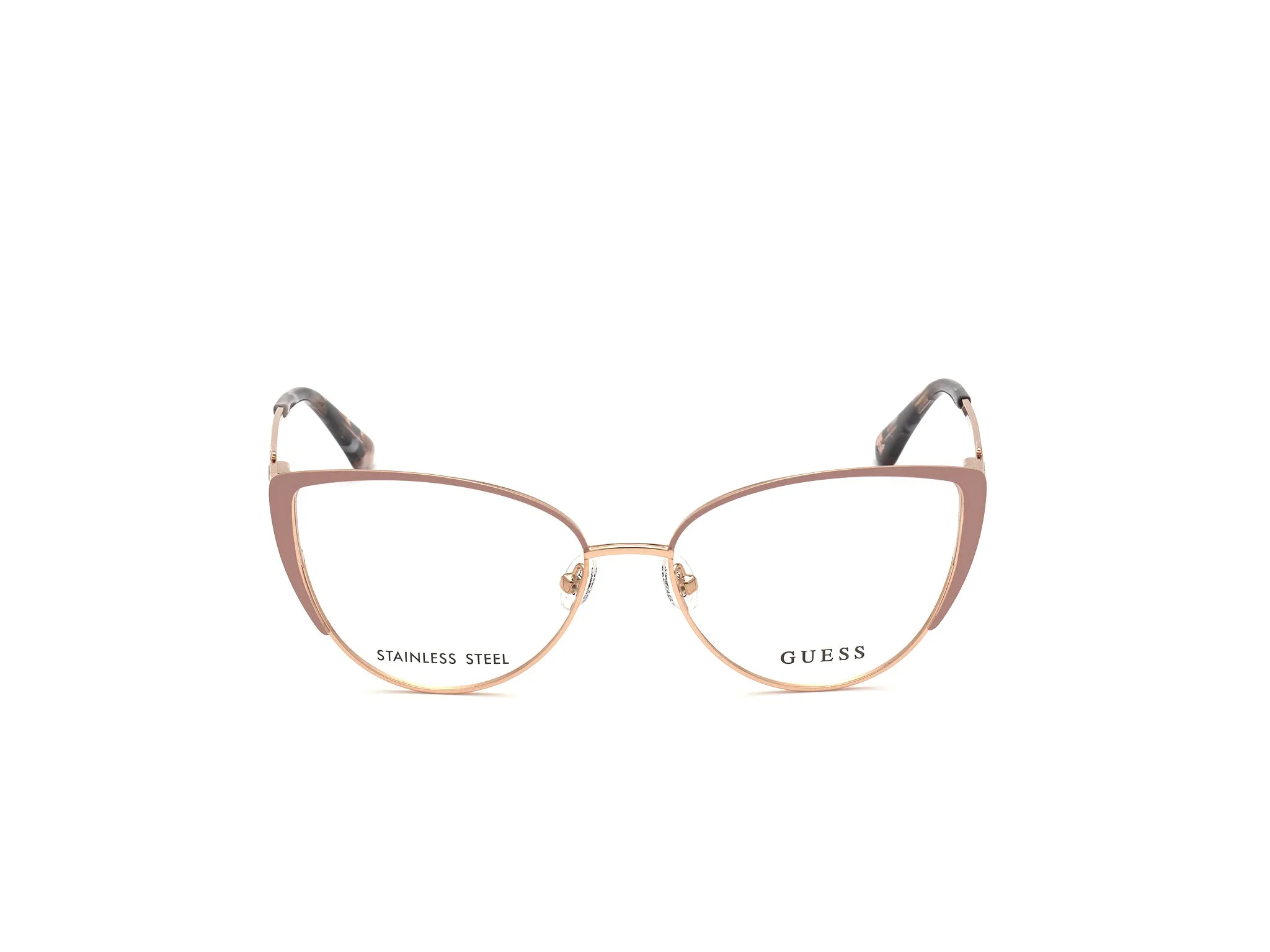 Guess GU2813 58 Montature da vista Metallo Beige Cat Eye Normale - immagine 3