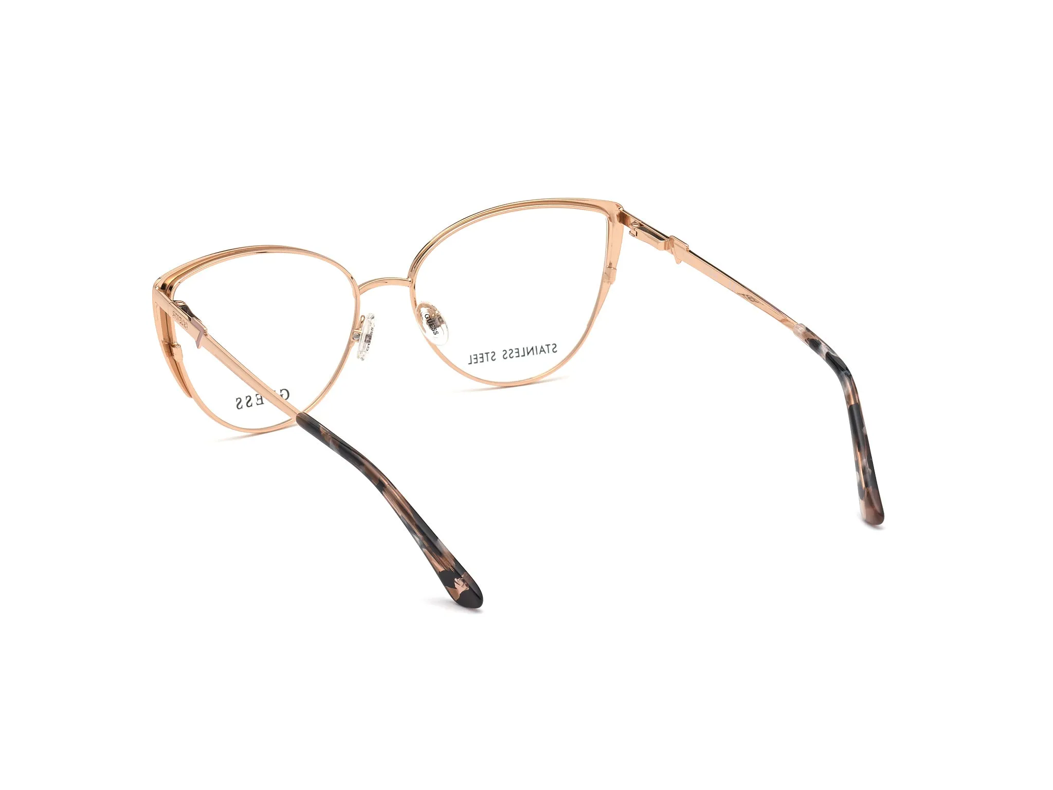 Guess GU2813 58 Montature da vista Metallo Beige Cat Eye Normale - immagine 4