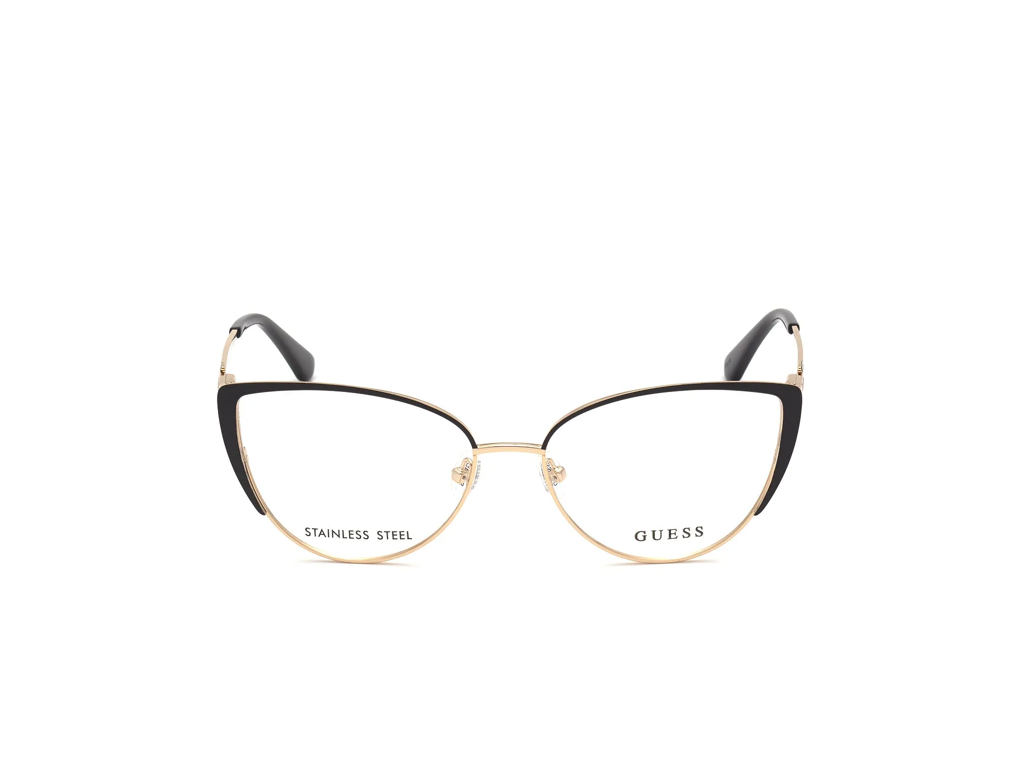 Guess GU2813 2 Montature da vista Metallo Nero Cat Eye Normale - immagine 3