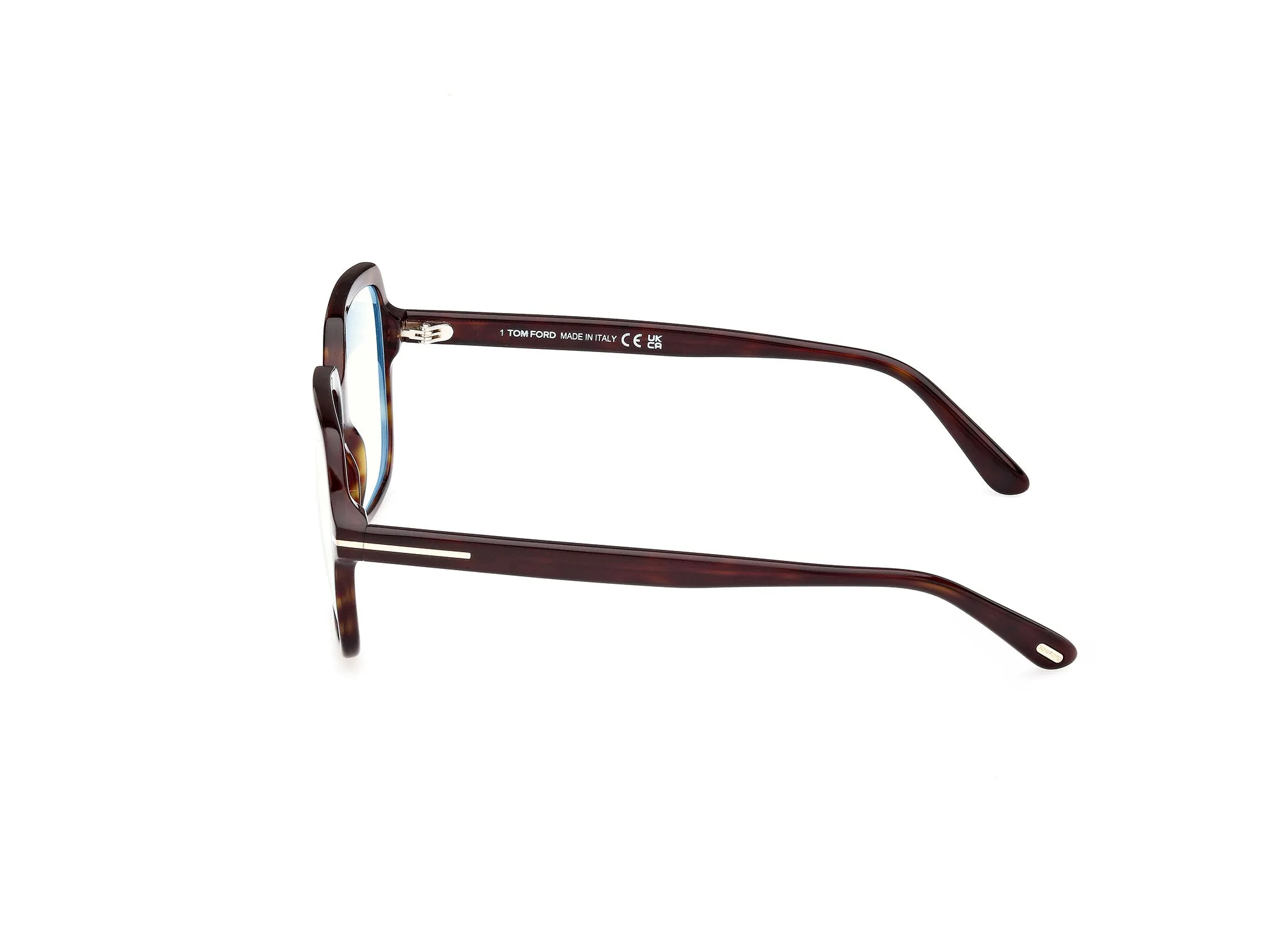 TOM FORD FT5908-B 52 Montature da vista Acetato Havana Geometrica Normale - immagine 2