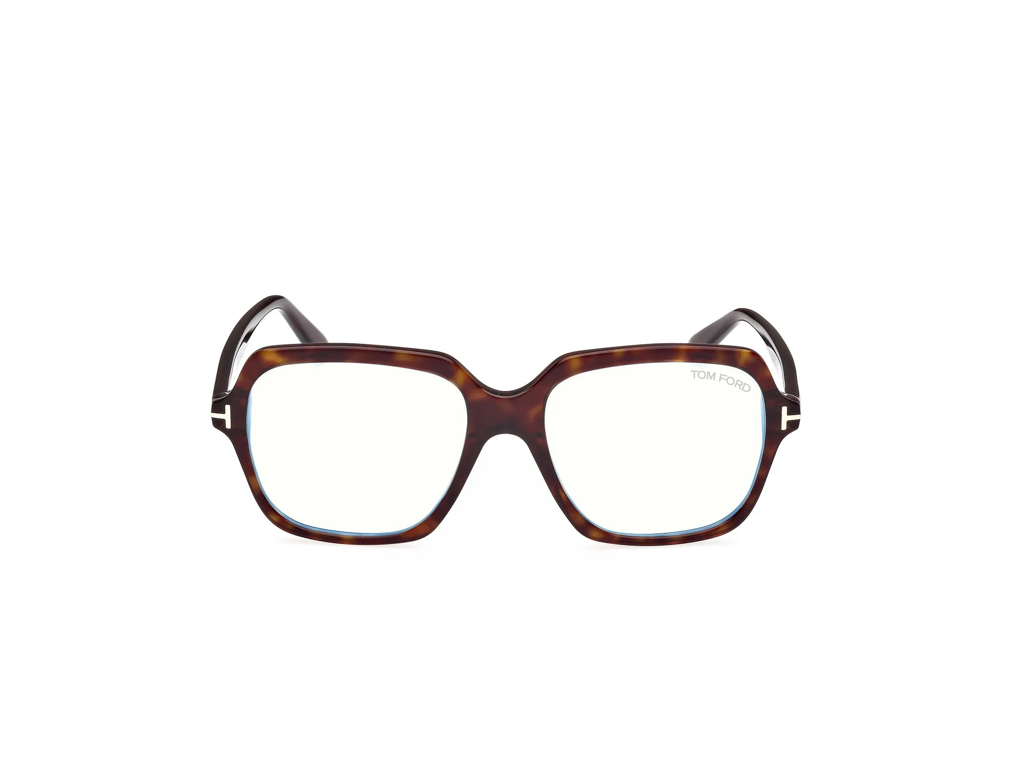 TOM FORD FT5908-B 52 Montature da vista Acetato Havana Geometrica Normale - immagine 3