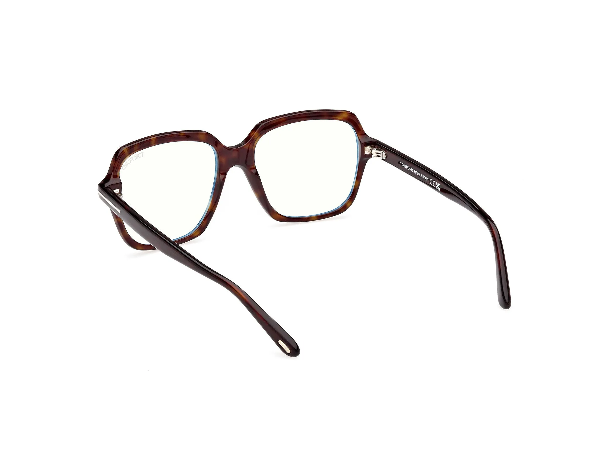 TOM FORD FT5908-B 52 Montature da vista Acetato Havana Geometrica Normale - immagine 4