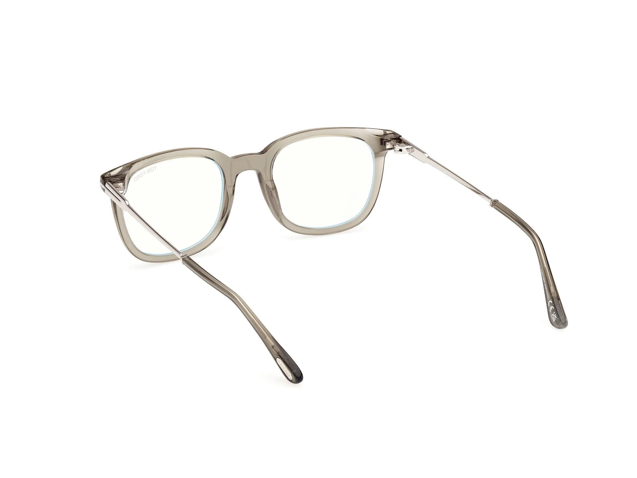 TOM FORD FT5904-B 96 Montature da vista Acetato Verde Squadrata Normale - immagine 4