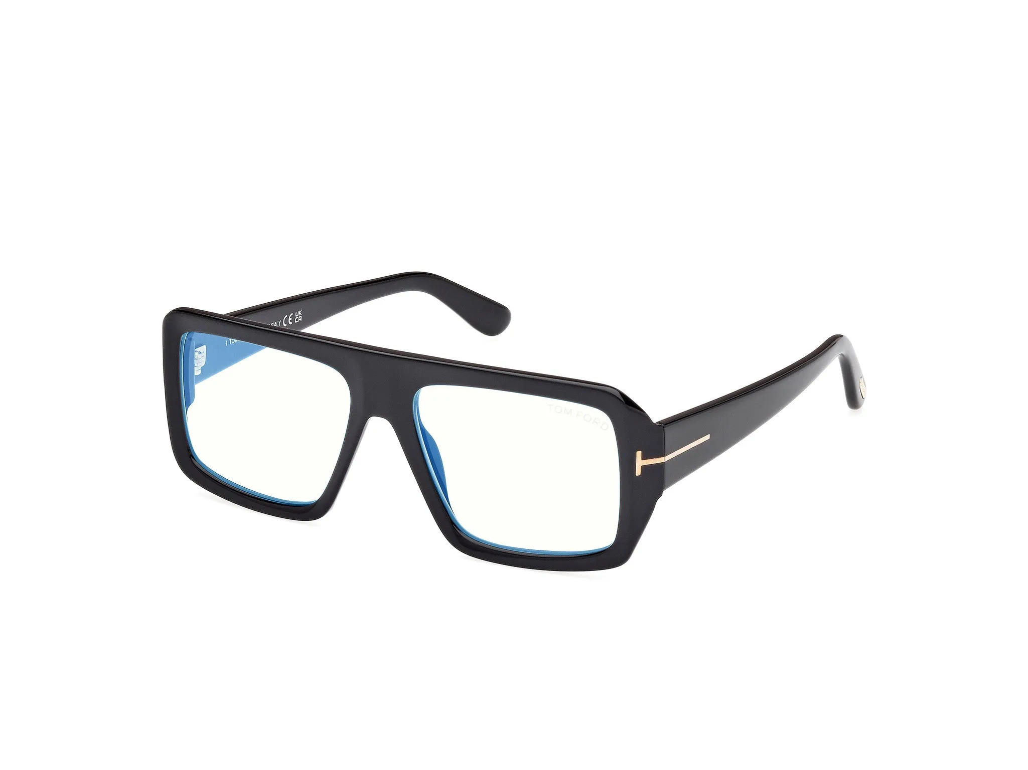 TOM FORD FT5903-B 001 Montature da vista Acetato Nero Squadrata Normale - immagine 1