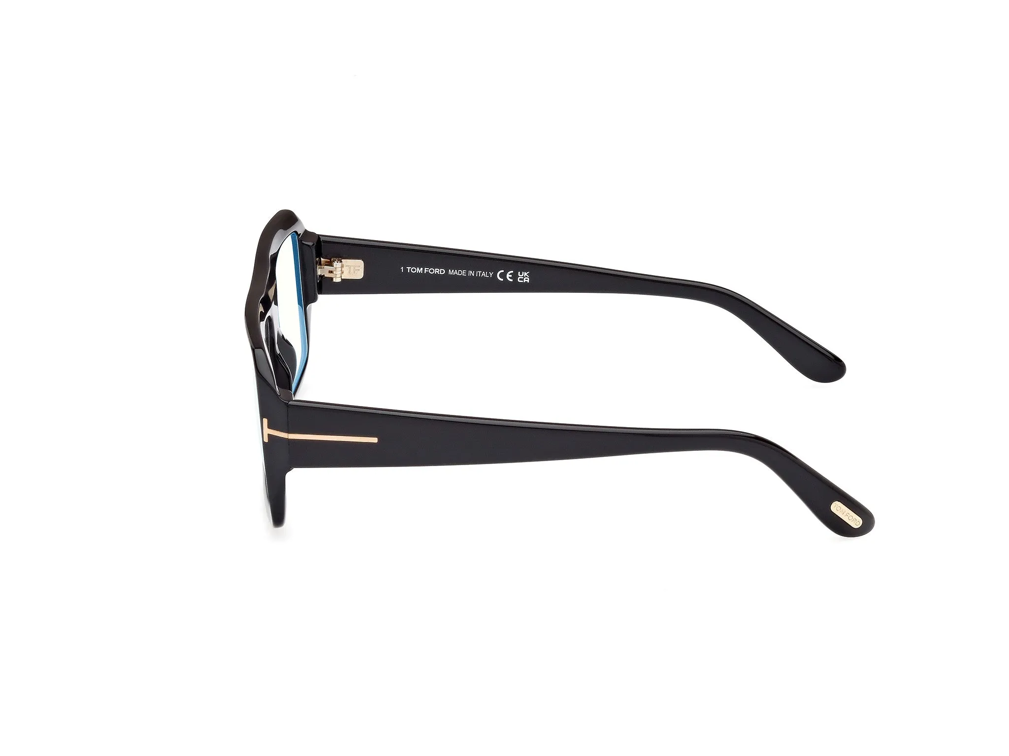 TOM FORD FT5903-B 001 Montature da vista Acetato Nero Squadrata Normale - immagine 2