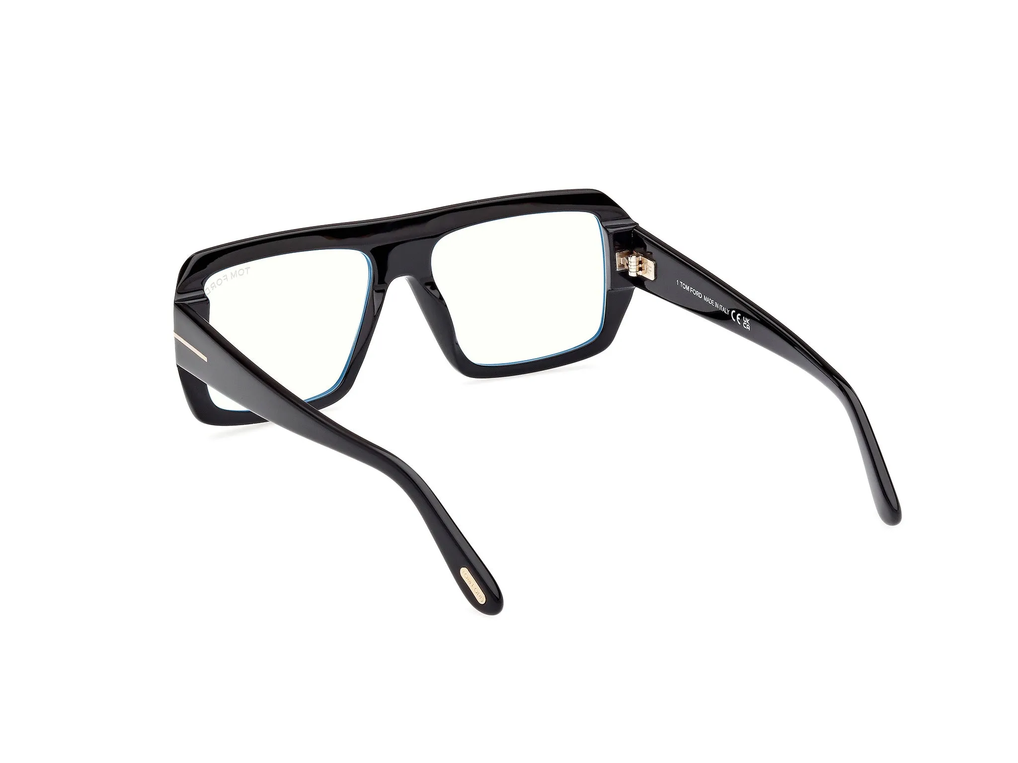 TOM FORD FT5903-B 001 Montature da vista Acetato Nero Squadrata Normale - immagine 4