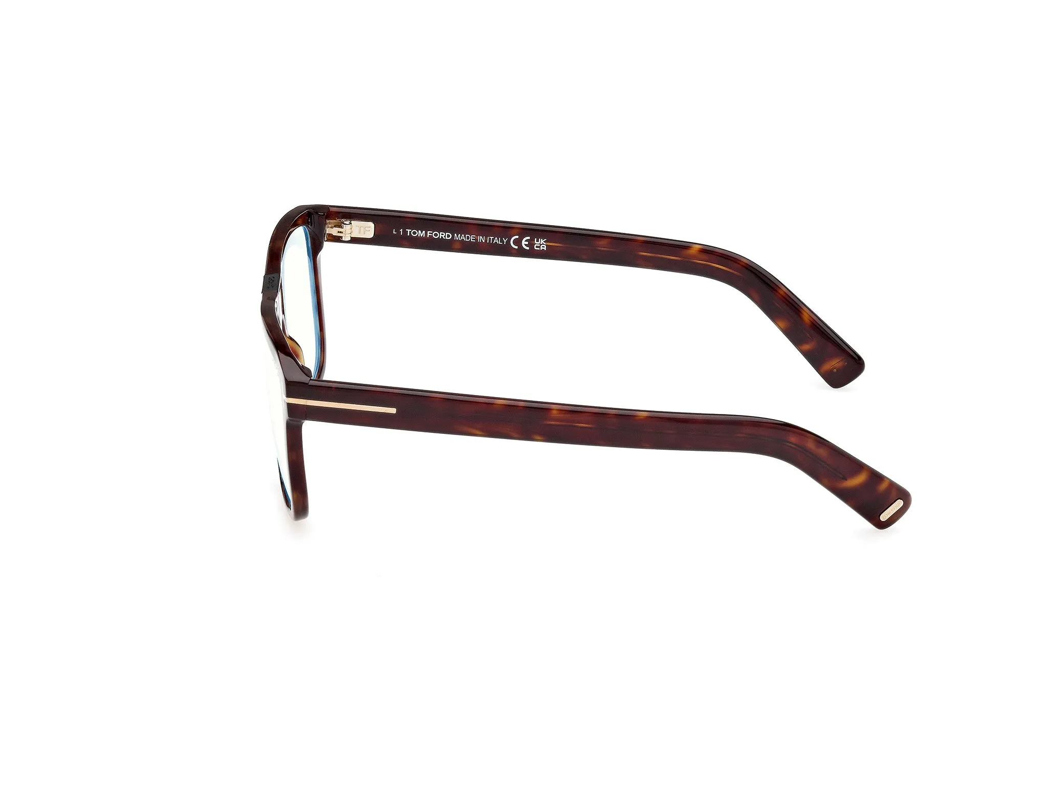 TOM FORD FT5902-B 52 Montature da vista Acetato Havana Squadrata Normale - immagine 2
