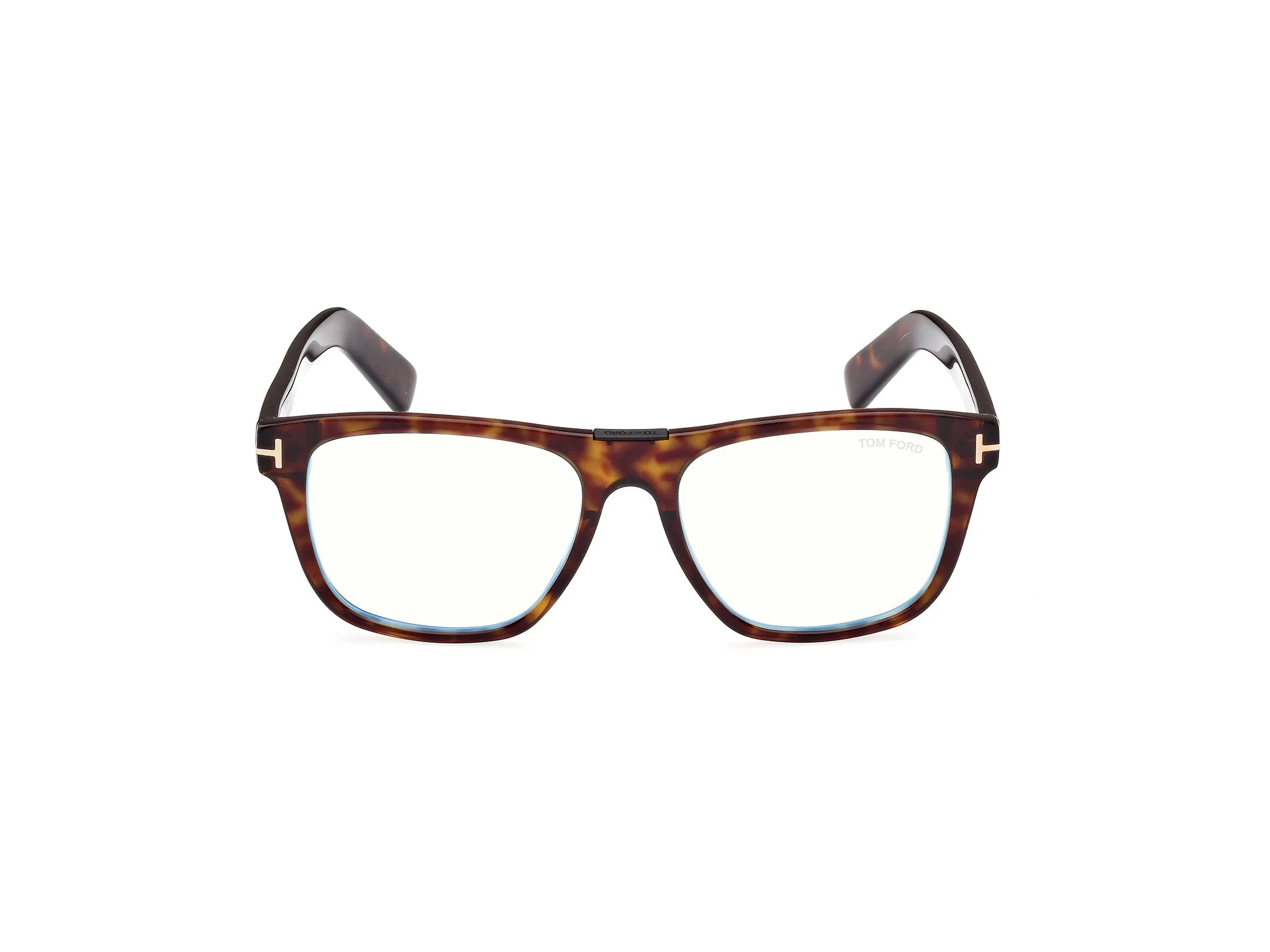TOM FORD FT5902-B 52 Montature da vista Acetato Havana Squadrata Normale - immagine 3