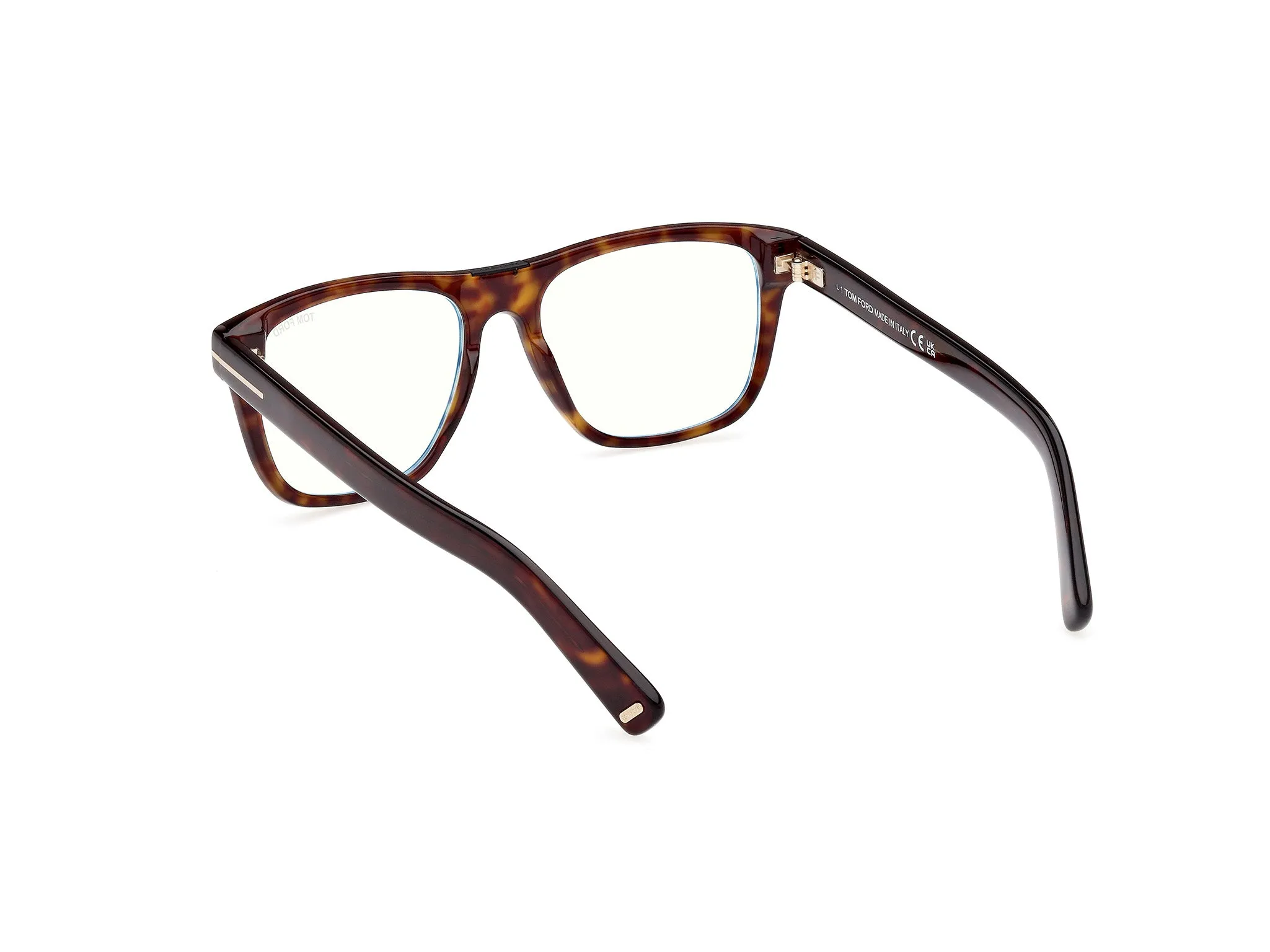 TOM FORD FT5902-B 52 Montature da vista Acetato Havana Squadrata Normale - immagine 4