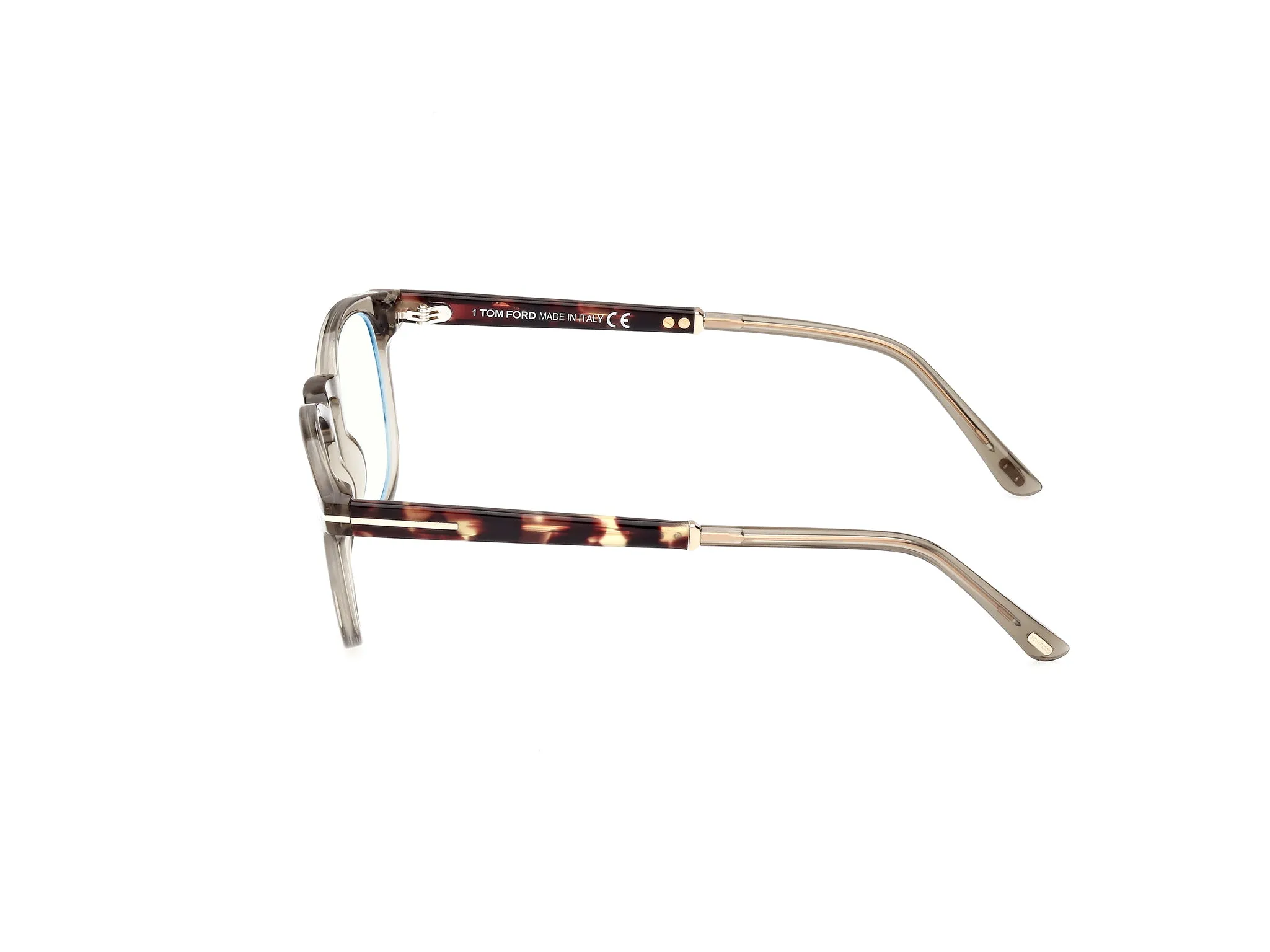 TOM FORD FT5891-B 95 Montature da vista Acetato Verde Rotonda Normale - immagine 2