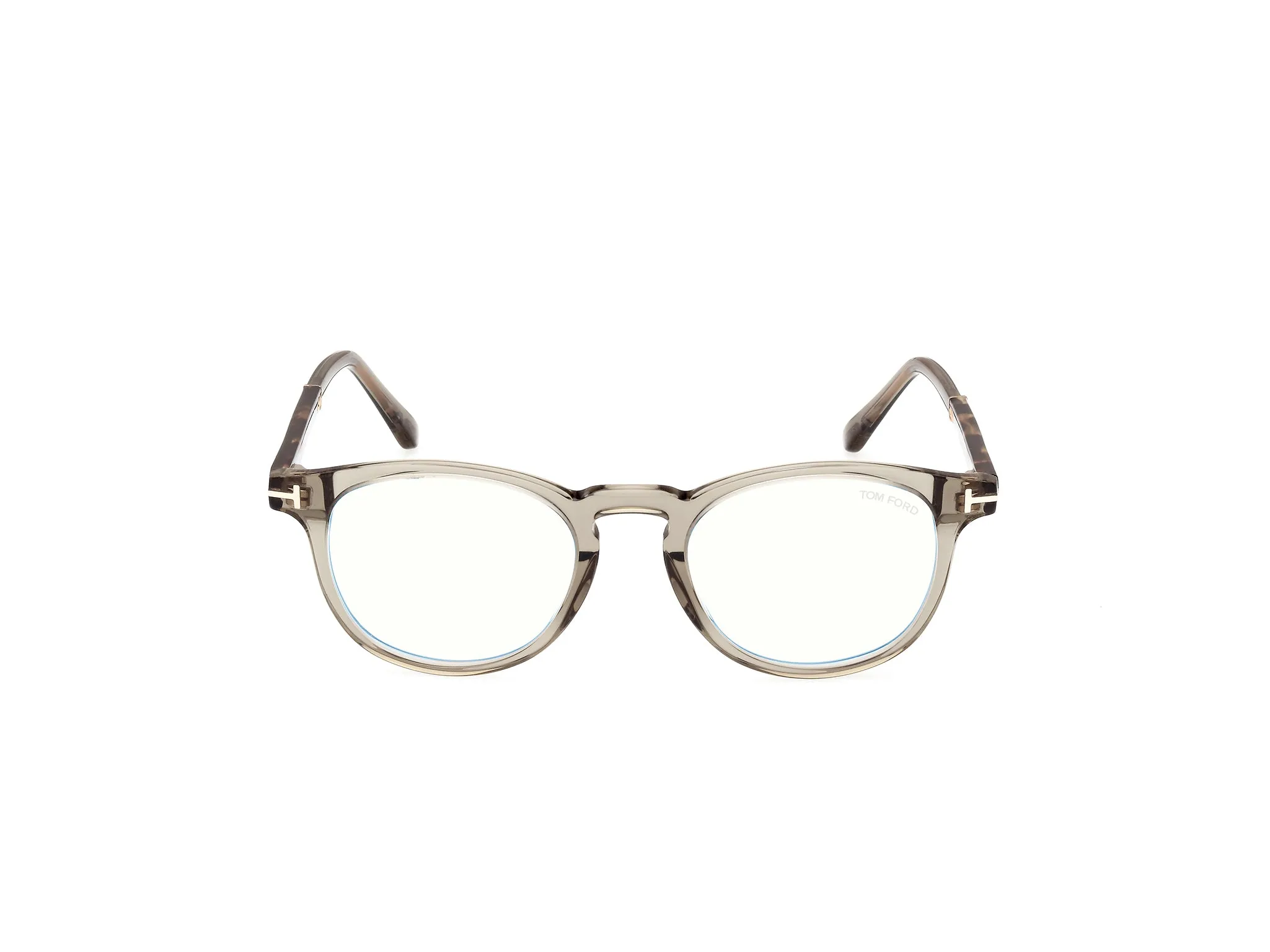 TOM FORD FT5891-B 95 Montature da vista Acetato Verde Rotonda Normale - immagine 3