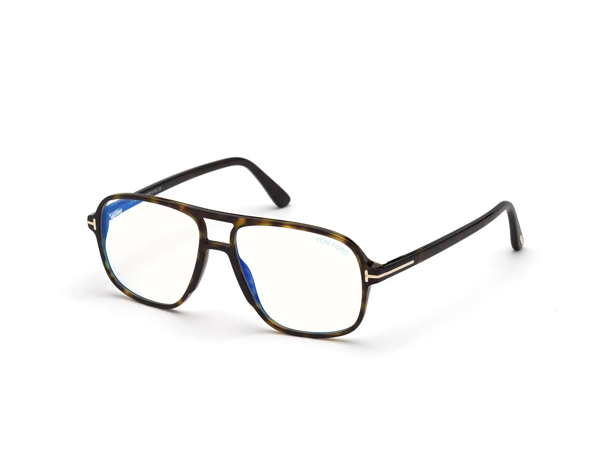TOM FORD FT5737-B 52 Montature da vista Acetato Havana Squadrata Normale - immagine 1