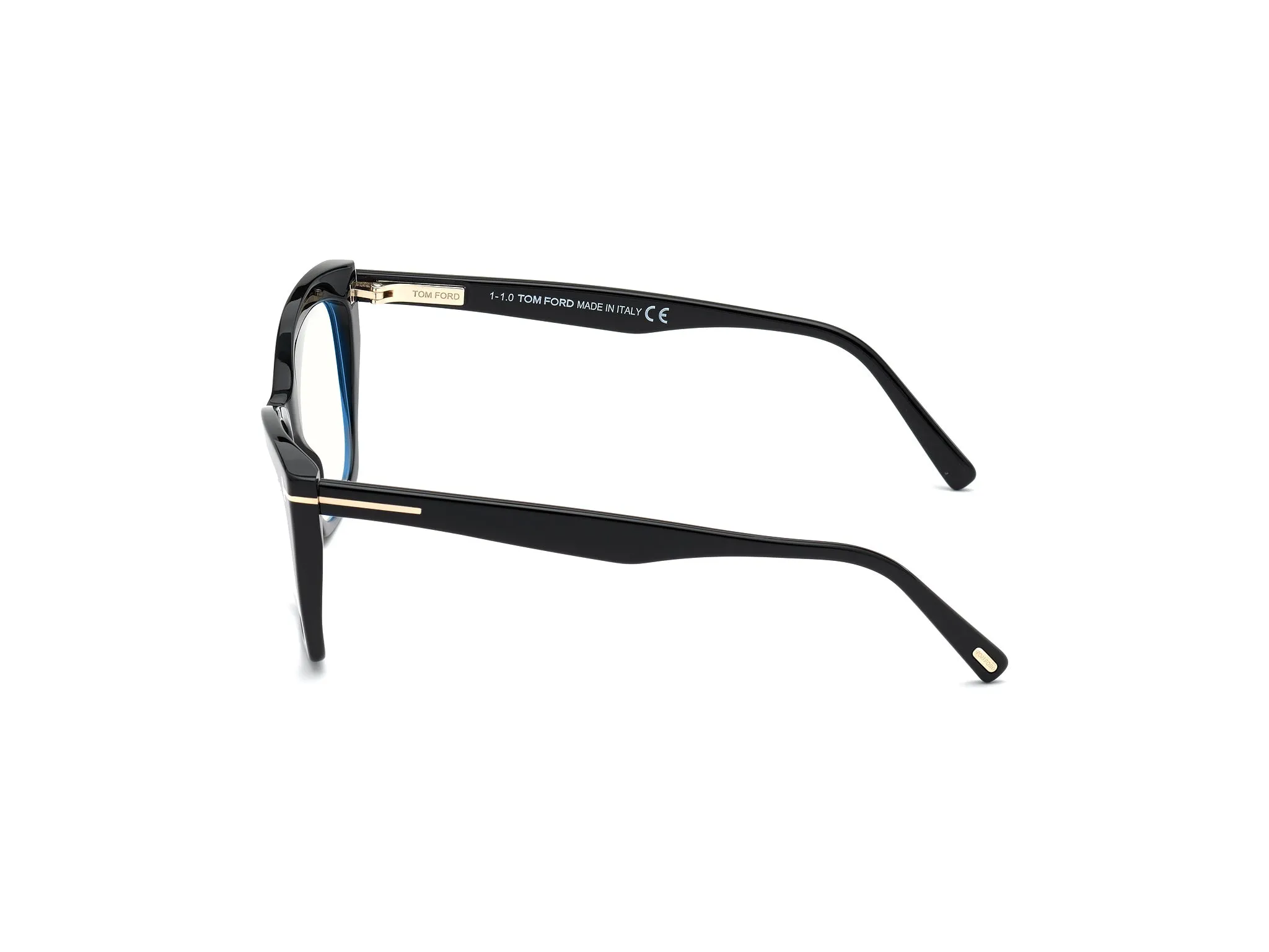 TOM FORD FT5709-B 1 Montature da vista Acetato Nero Cat Eye Normale - immagine 2