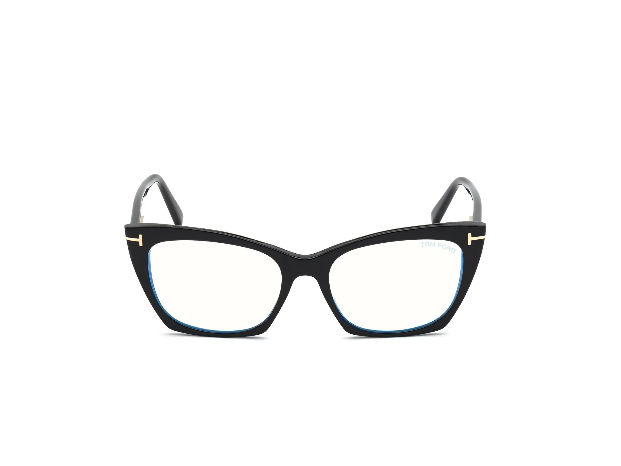 TOM FORD FT5709-B 1 Montature da vista Acetato Nero Cat Eye Normale - immagine 3