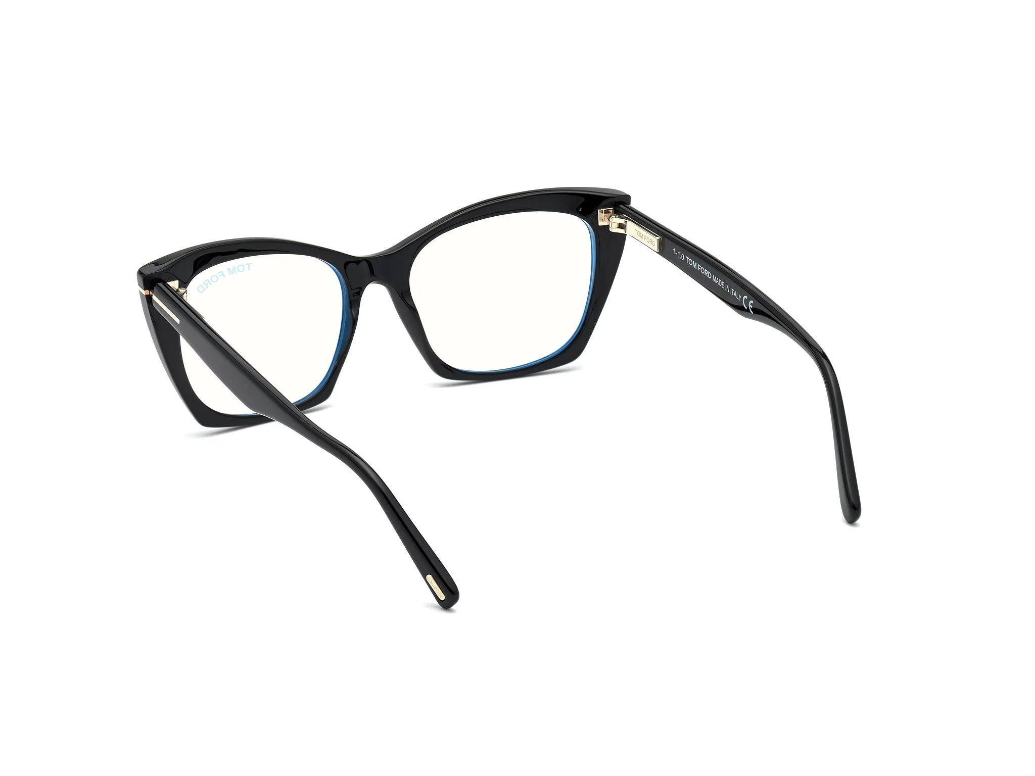 TOM FORD FT5709-B 1 Montature da vista Acetato Nero Cat Eye Normale - immagine 4