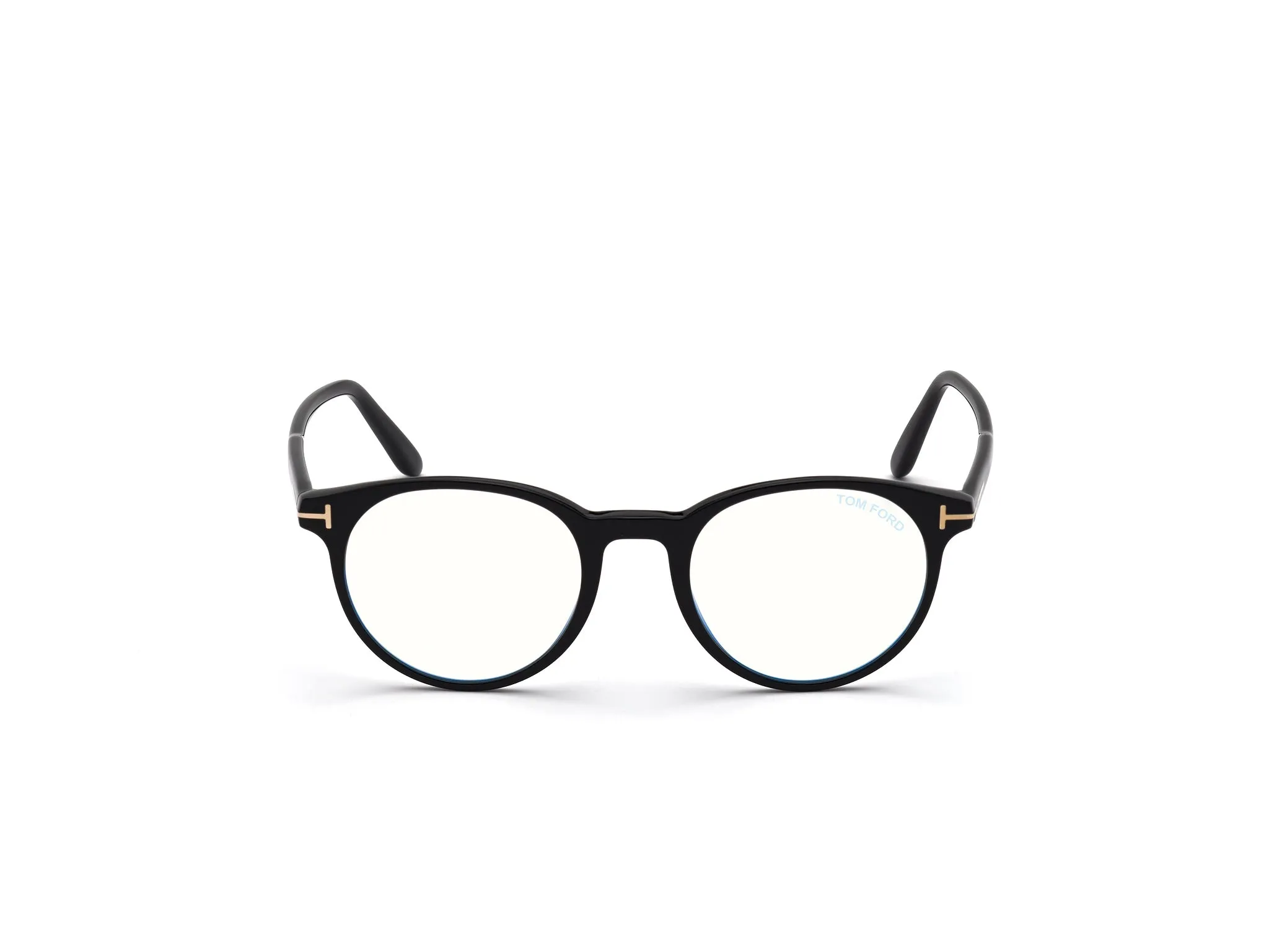 TOM FORD FT5695-B 1 Montature da vista Acetato Nero Rotonda Normale - immagine 3